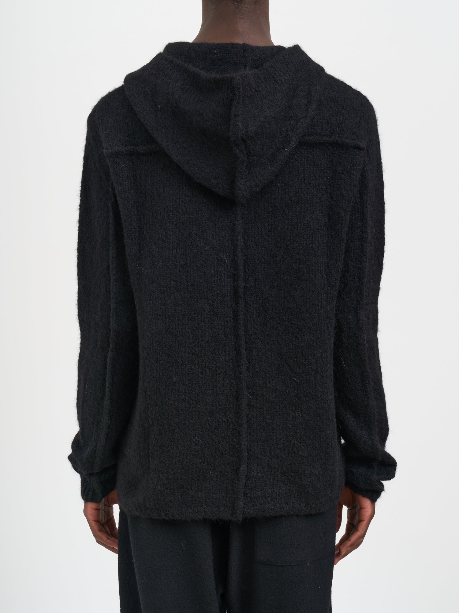THOM KROM Alpaca Blend Hooded Sweater for Men