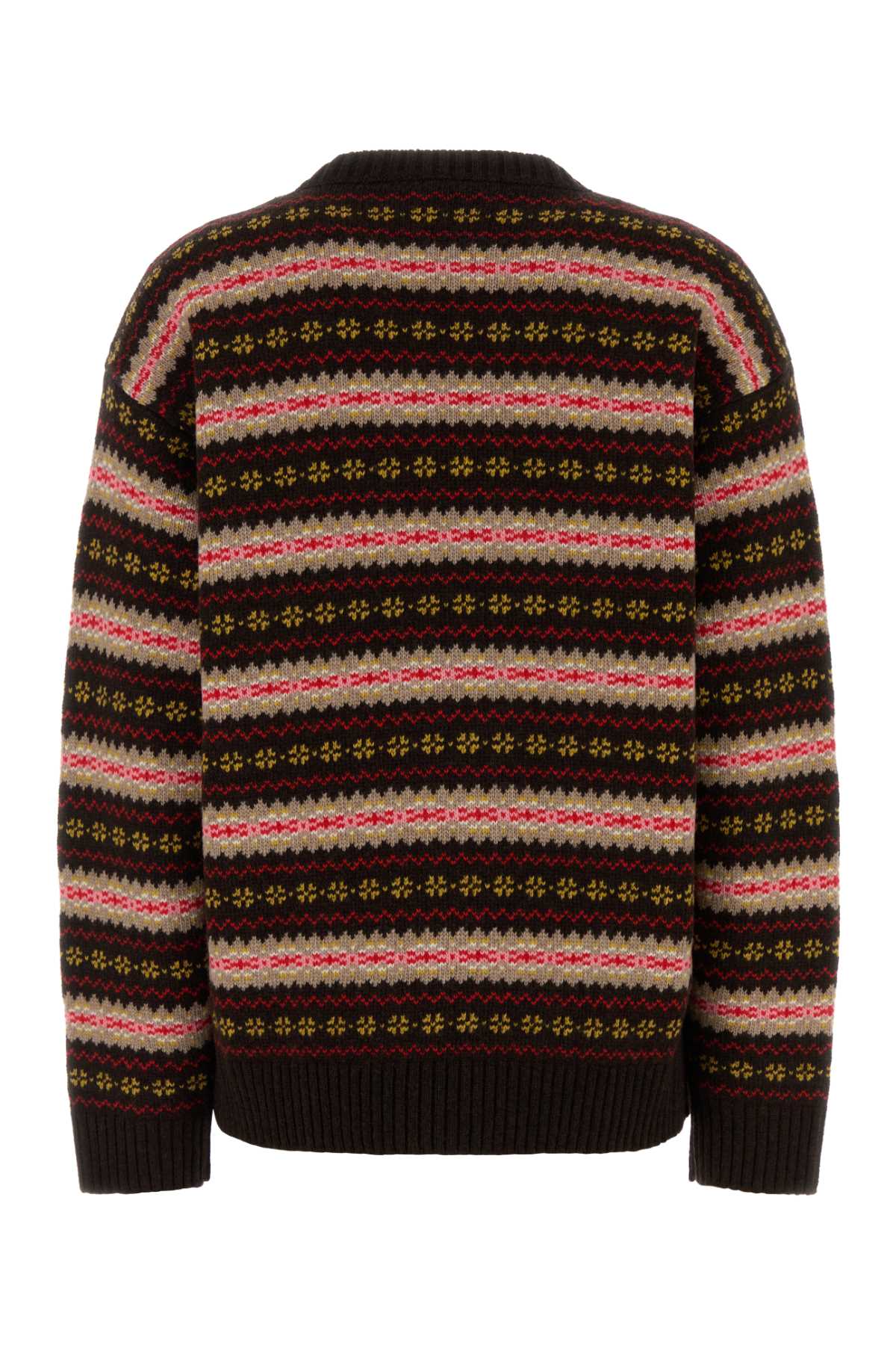 MIU MIU Embroidered Oversize Wool Sweater