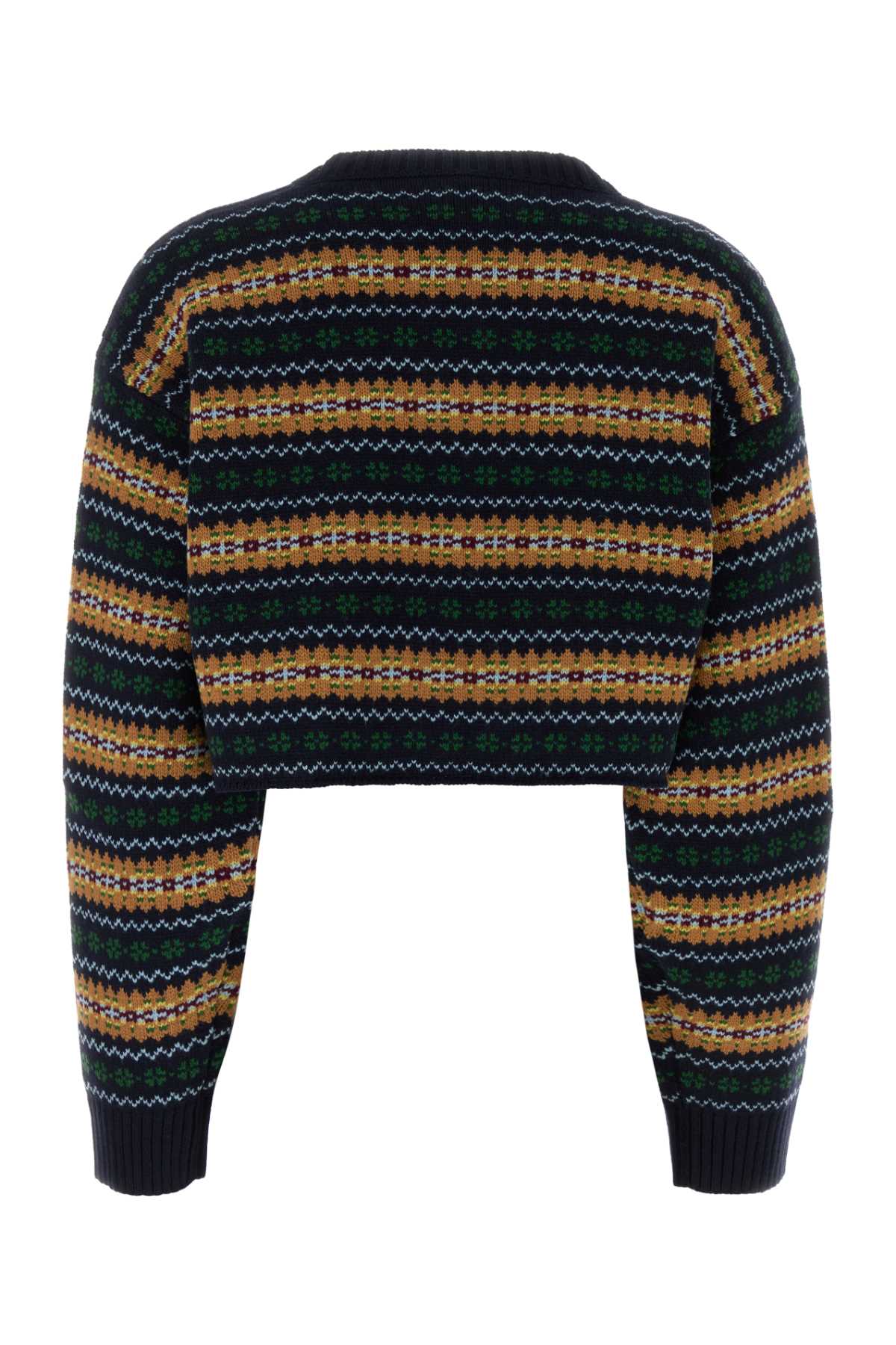 MIU MIU Embroidered Wool Sweater for Women