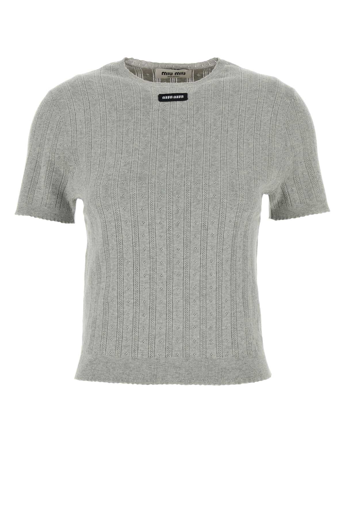 MIU MIU Soft Cotton Women's Sweater - Fall 2025