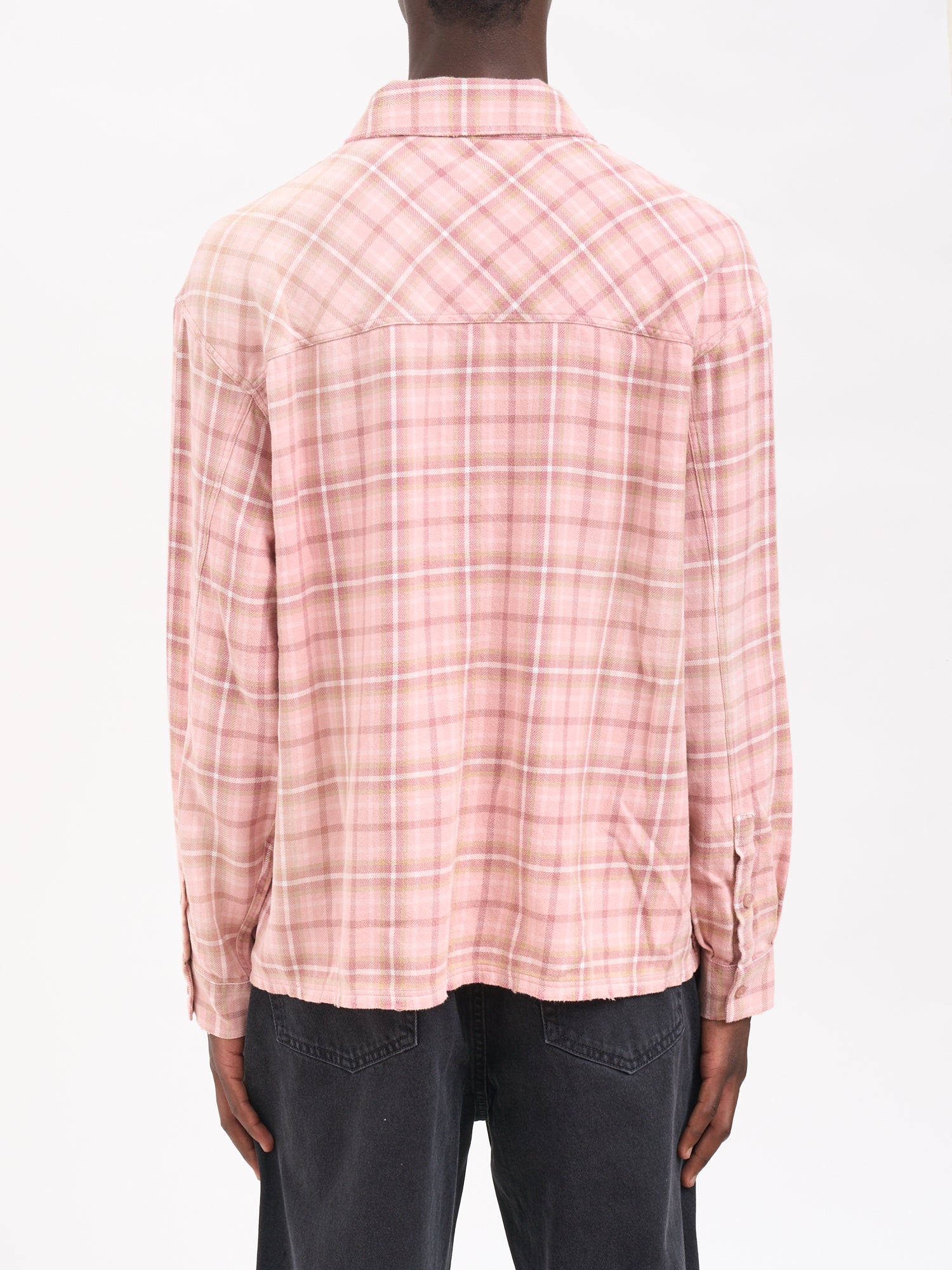 REPRESENT Men's Mini Check Flannel Shirt - Size M