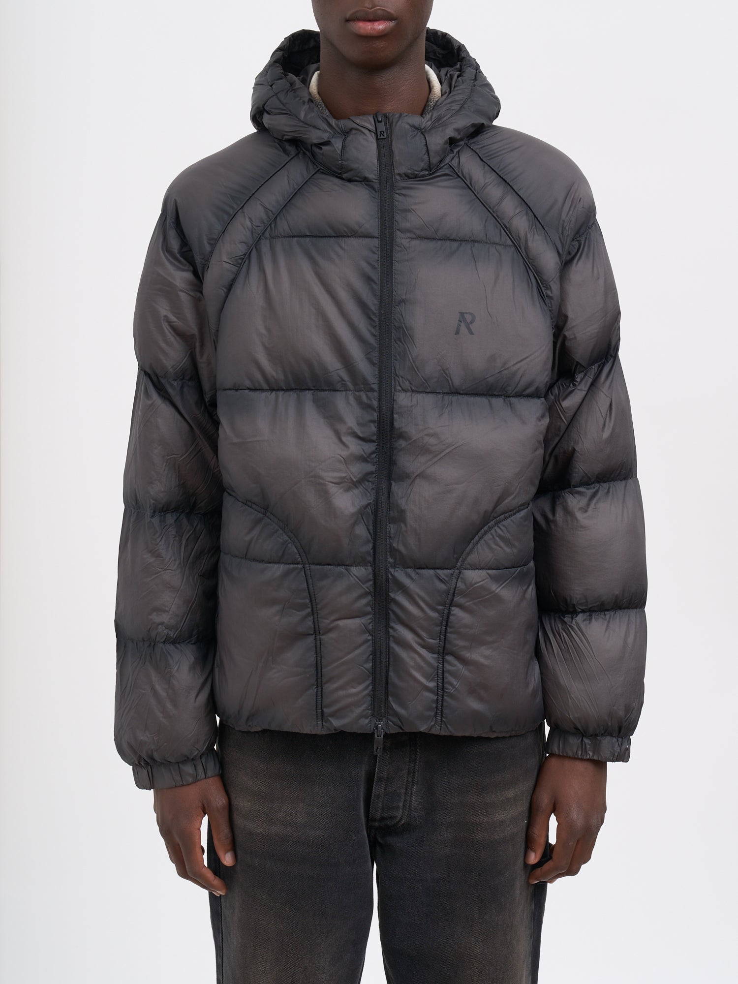 REPRESENT Translucent Padded Jacket - Boxy Fit for Men
