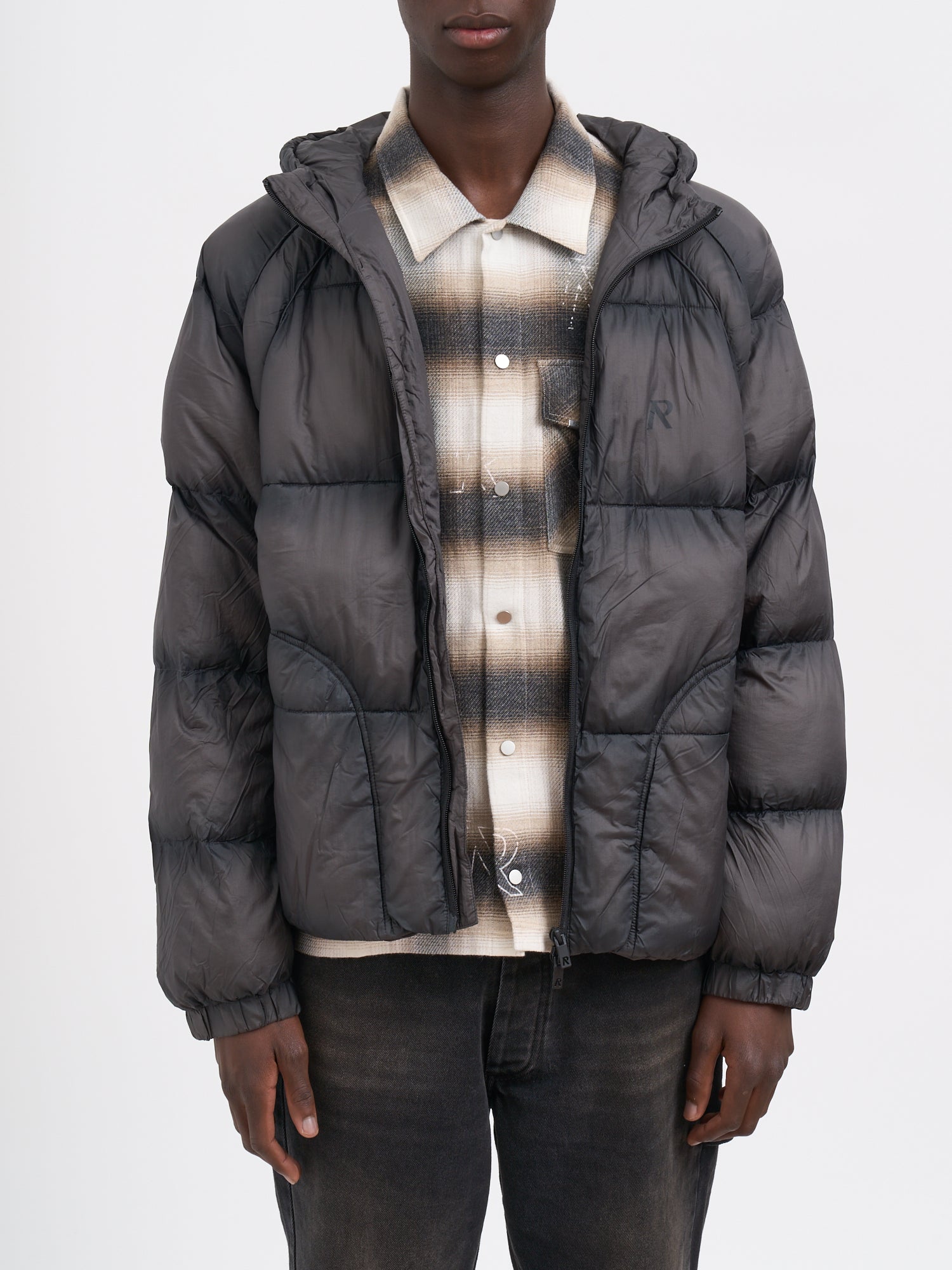 REPRESENT Translucent Padded Jacket - Boxy Fit for Men