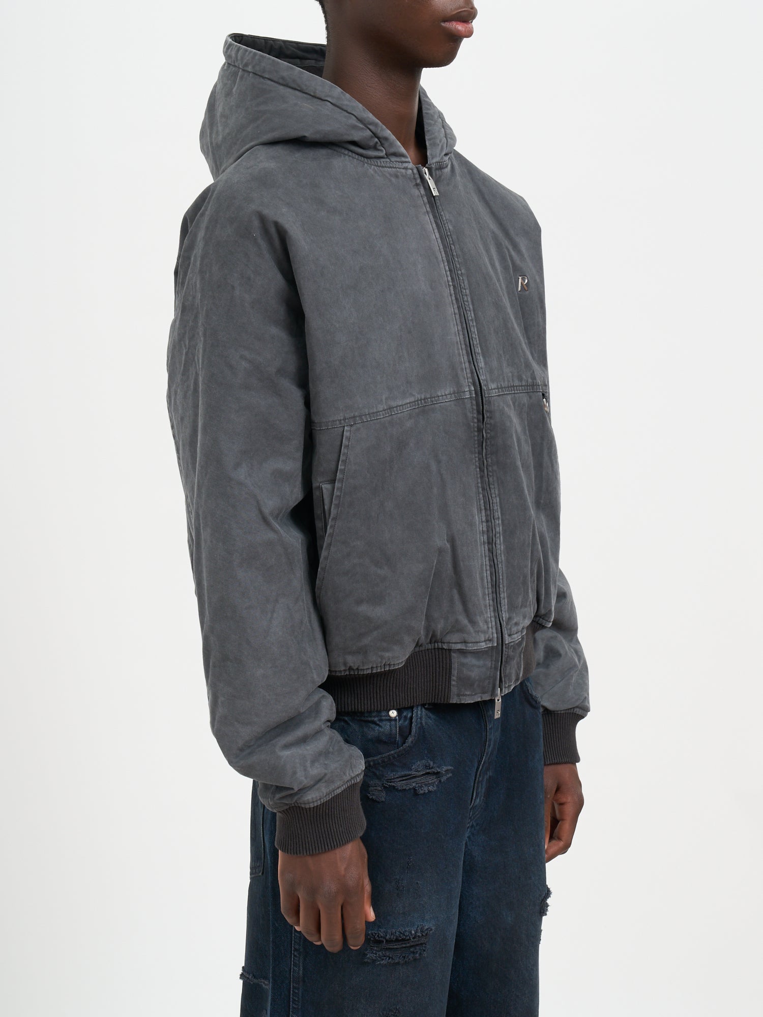 REPRESENT Men's Bomber Jacket with Hood - Size M