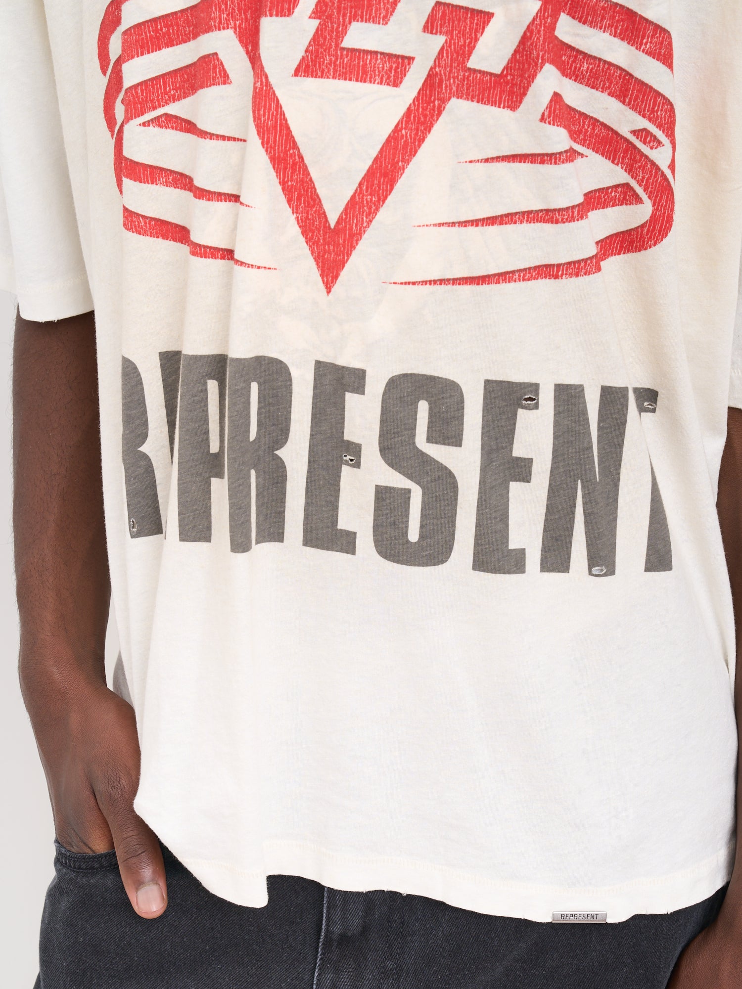 REPRESENT Living Legacy Oversized Crewneck T-Shirt - Size M