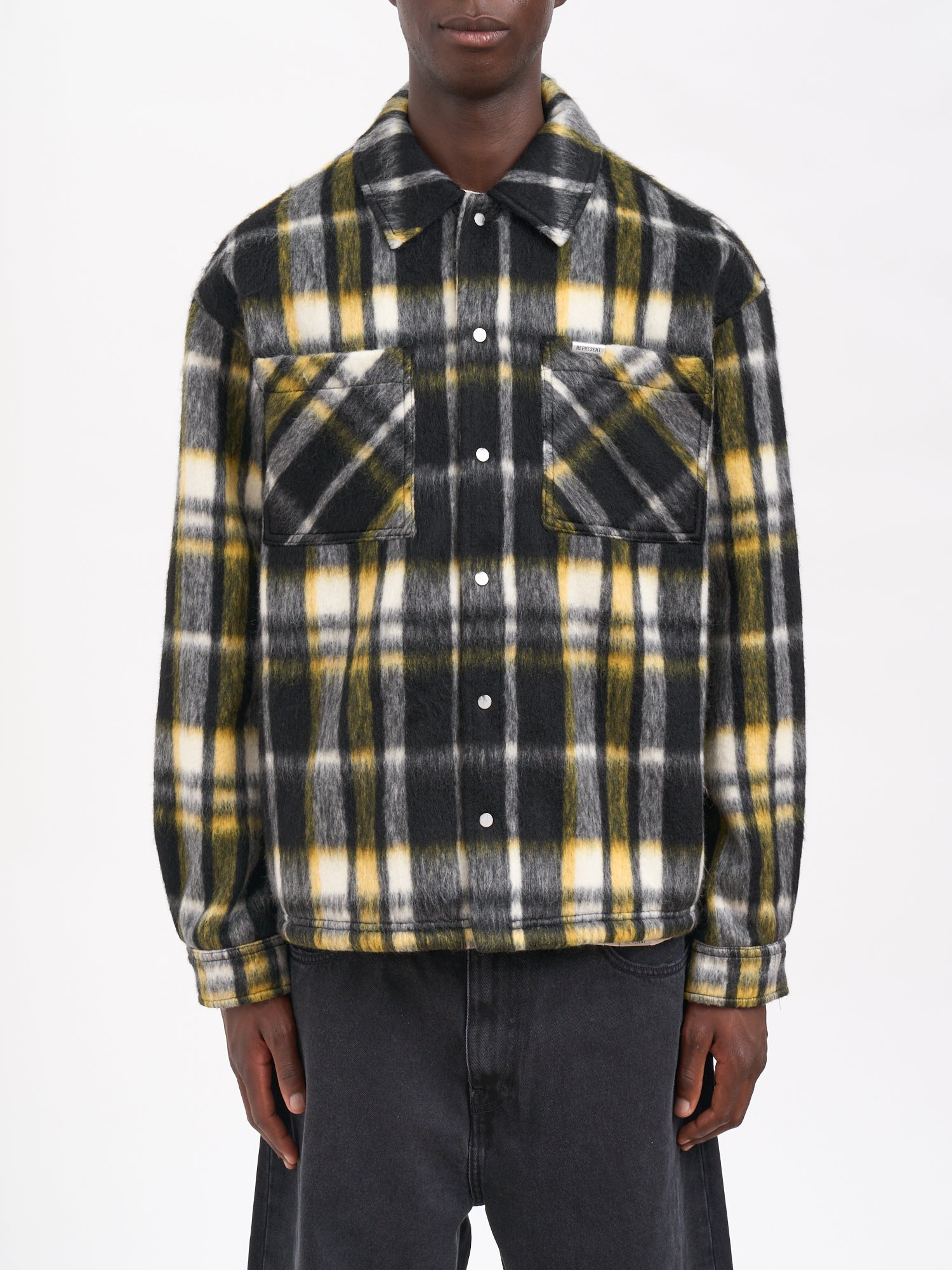 REPRESENT Textured Overshirt Jacket - Size M