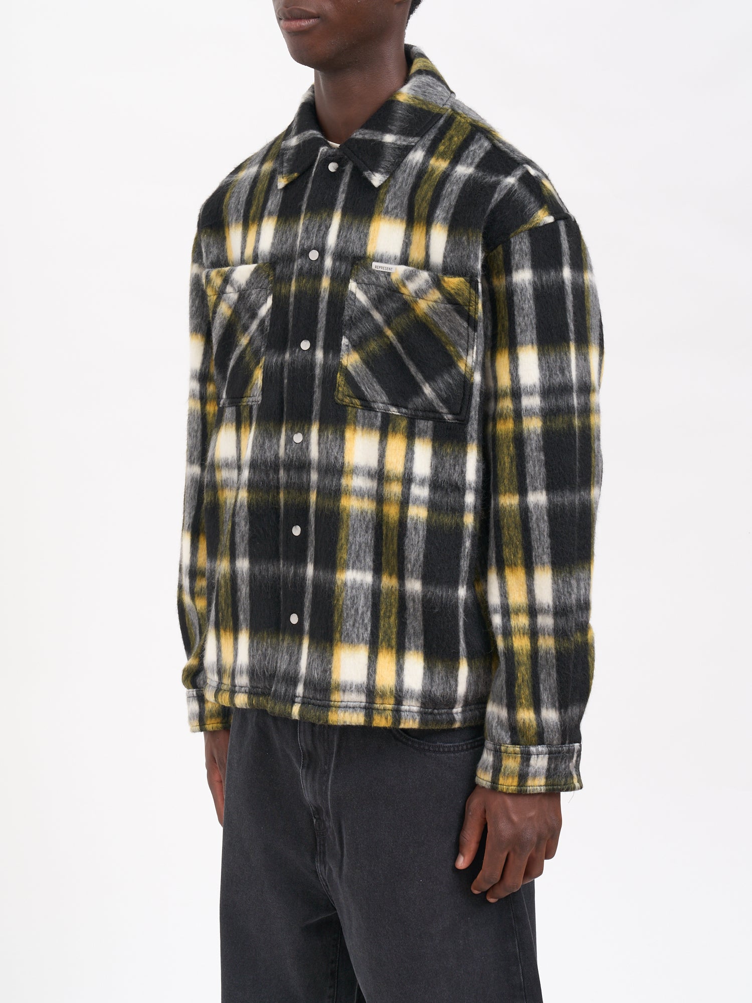 REPRESENT Textured Overshirt Jacket - Size M