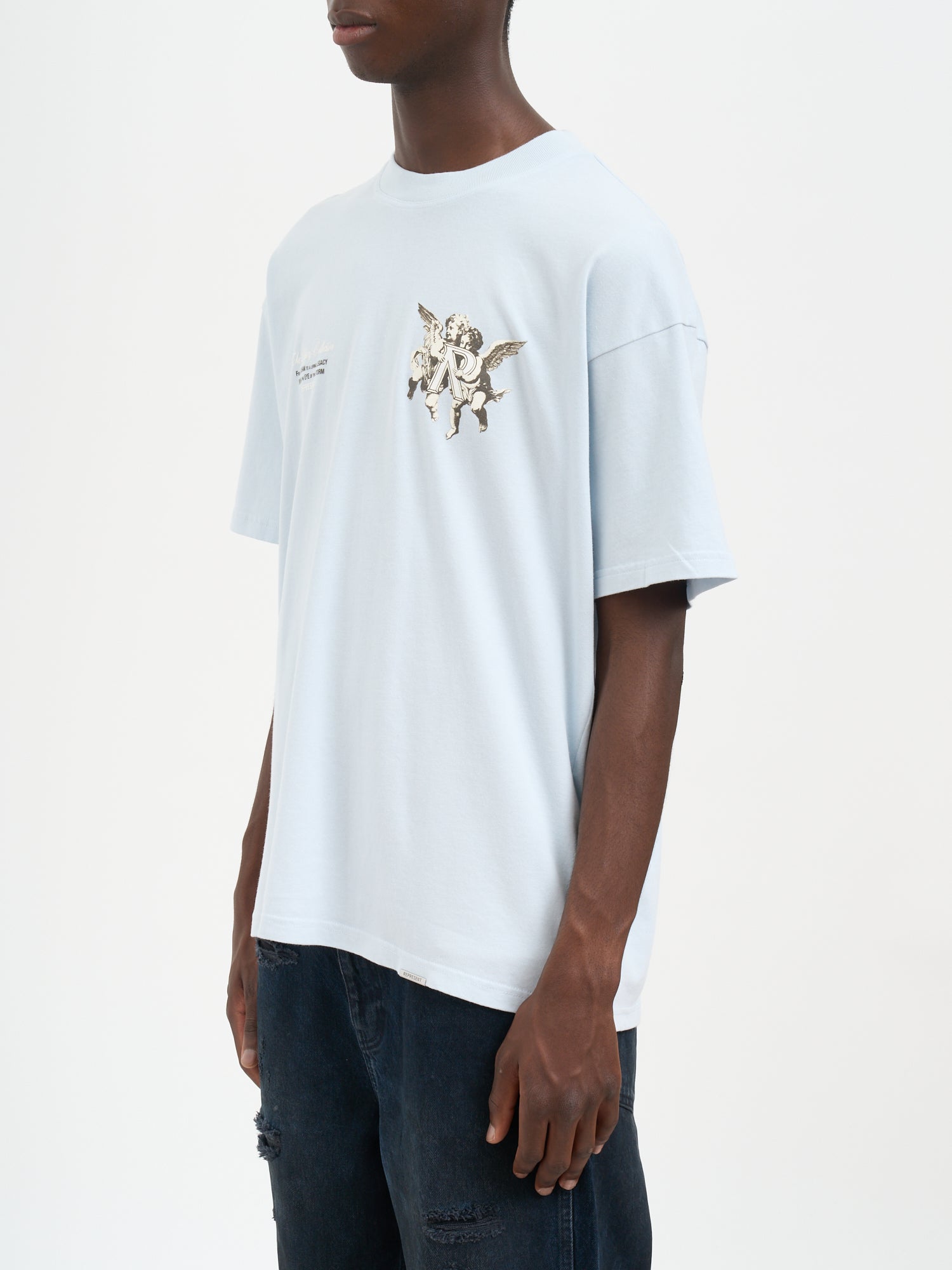 REPRESENT Legacy Cherubs Oversized Crewneck T-Shirt - Size M