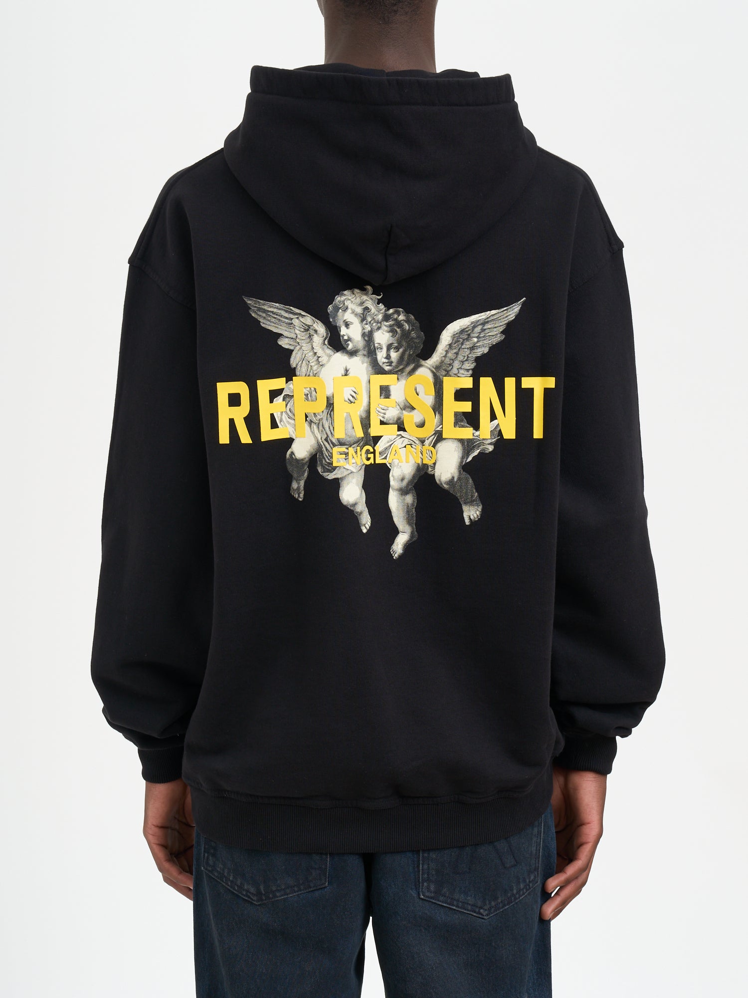 REPRESENT Oversized Cherub Hooded Sweatshirt - Medium
