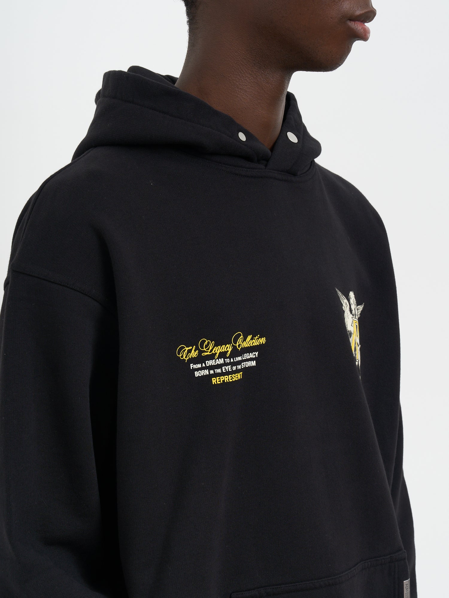 REPRESENT Oversized Cherub Hooded Sweatshirt - Medium