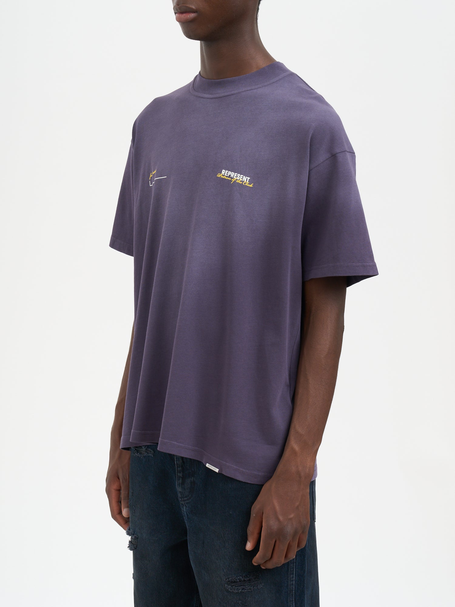 REPRESENT Oversized Crewneck T-Shirt - Patron of the Club (M)