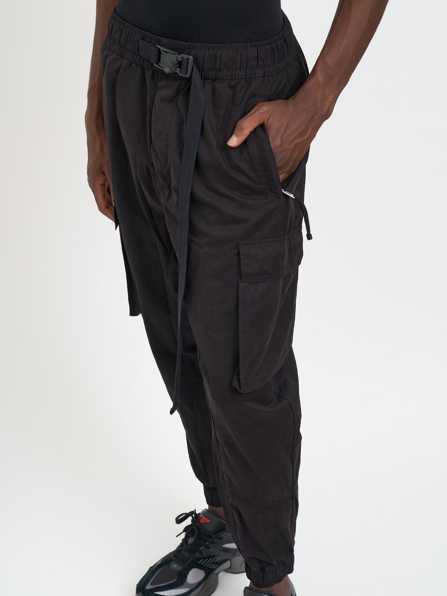 THOM KROM Cargo Pants with Adjustable Waist - Men's FW25 Collection