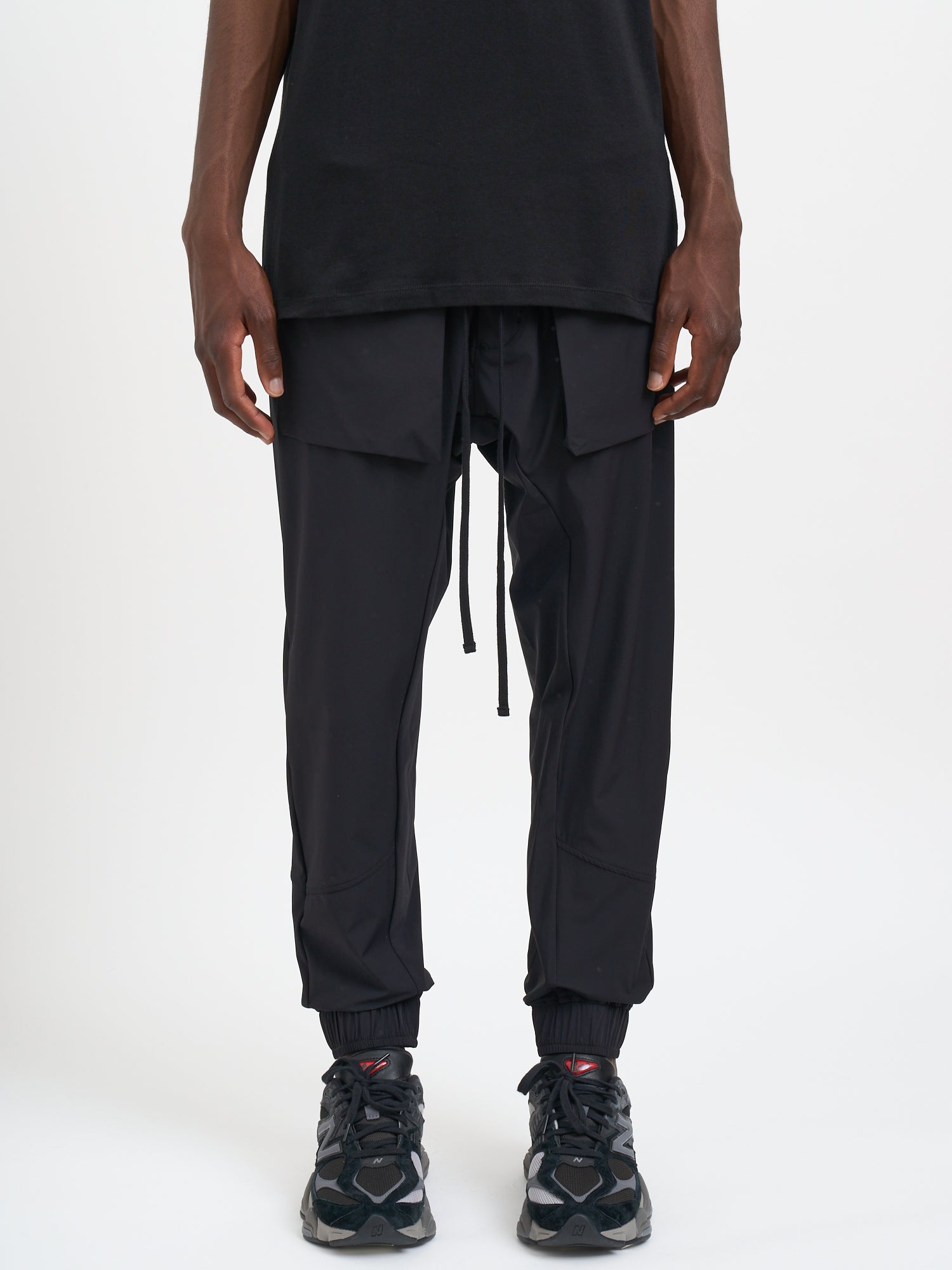 THOM KROM Men's Nylon Cargo Jogger Pants