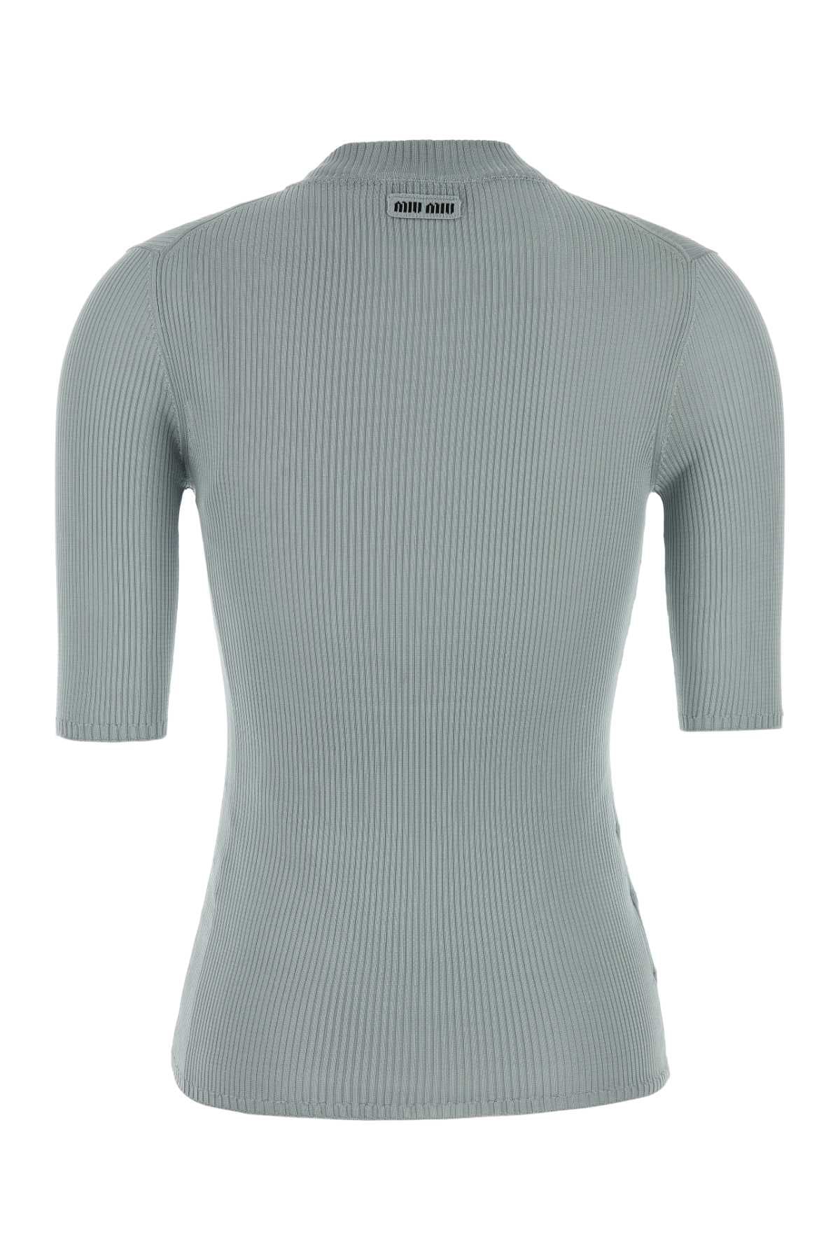 MIU MIU Silk Knit Top for Women