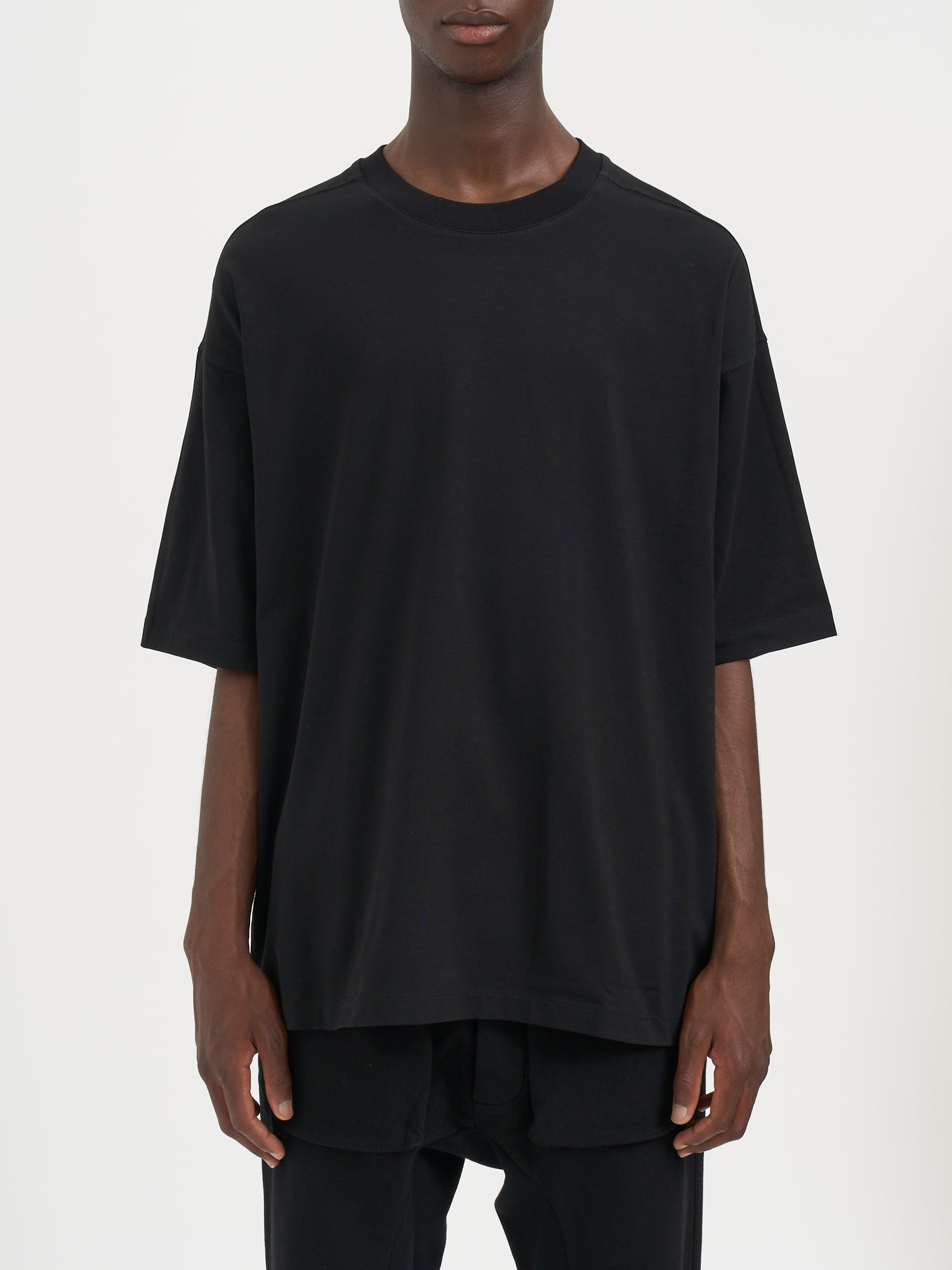 THOM KROM Oversized Crewneck T-Shirt with Print - Medium