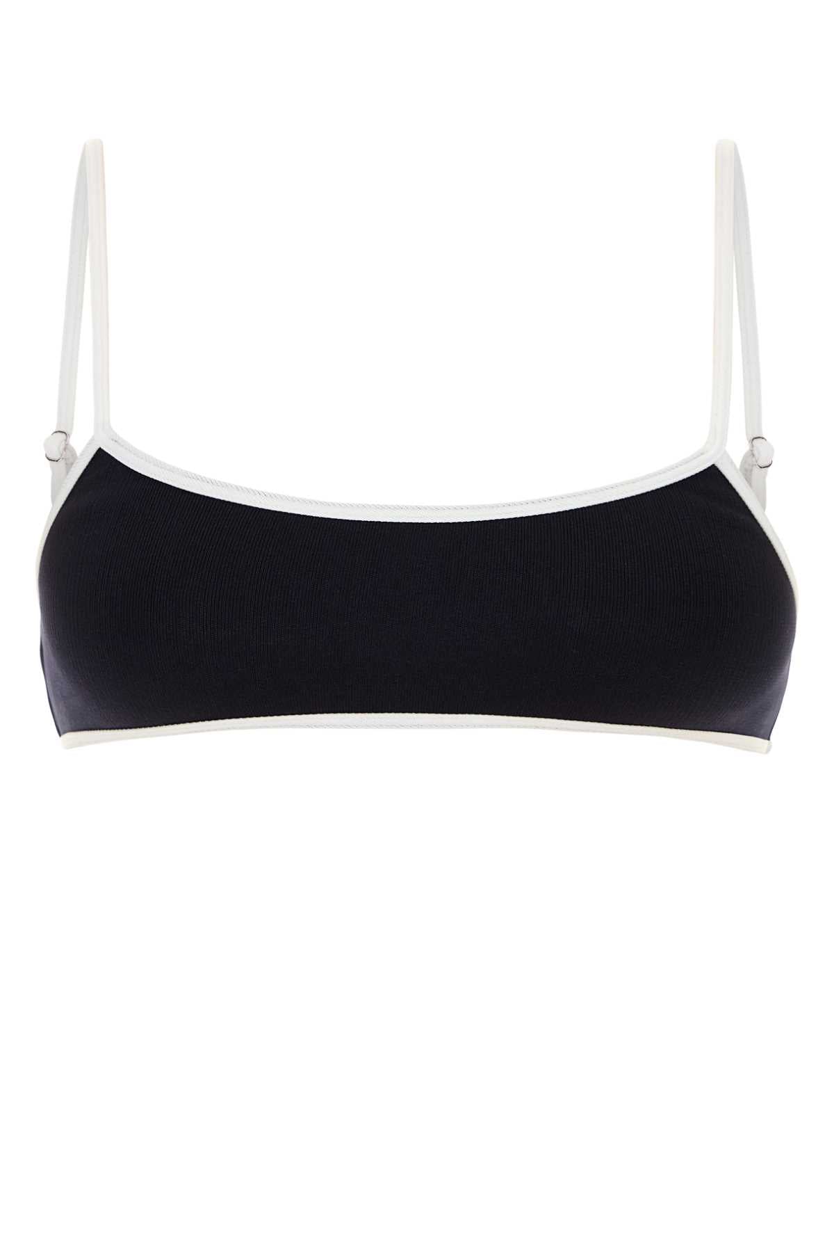 MIU MIU Mini Stretch Nylon Bikini Top