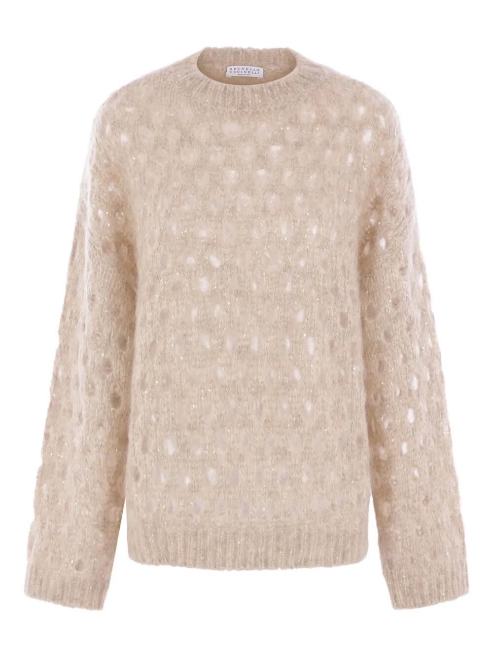 BRUNELLO CUCINELLI Sequin-Embellished Knit Sweater