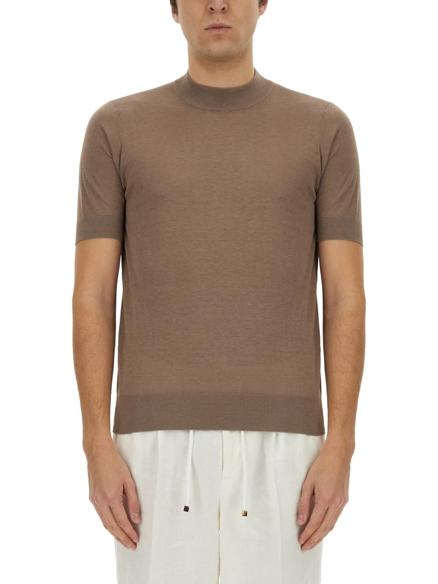 BRUNELLO CUCINELLI Luxurious Knit T-Shirt - Size 48