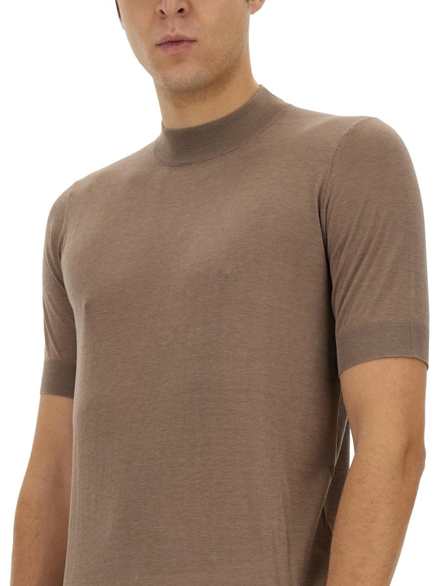 BRUNELLO CUCINELLI Luxurious Knit T-Shirt - Size 48