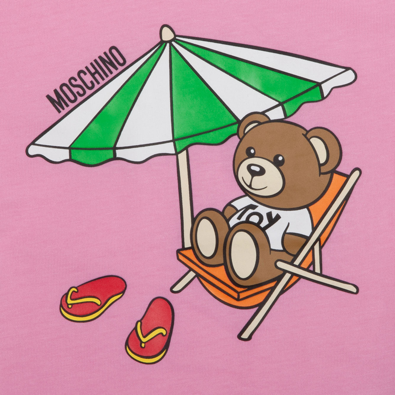 MOSCHINO KIDS Mini Cotton Dress for Girls - Spring/Summer 2025 Collection