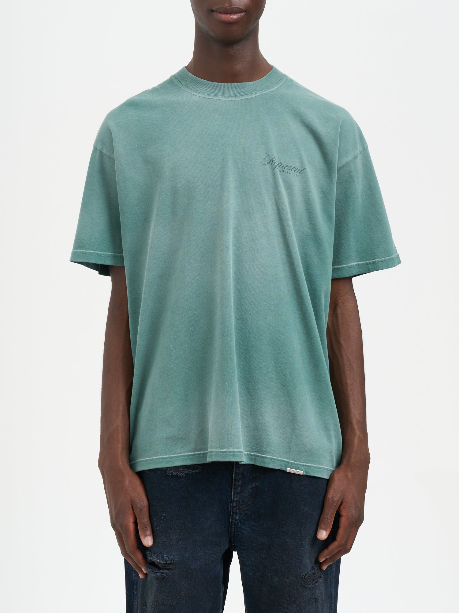 REPRESENT Oversized Crewneck T-Shirt - Owners Club Script