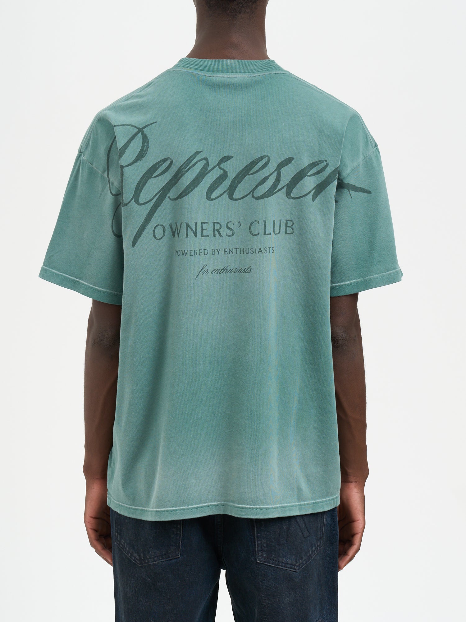 REPRESENT Oversized Crewneck T-Shirt - Owners Club Script