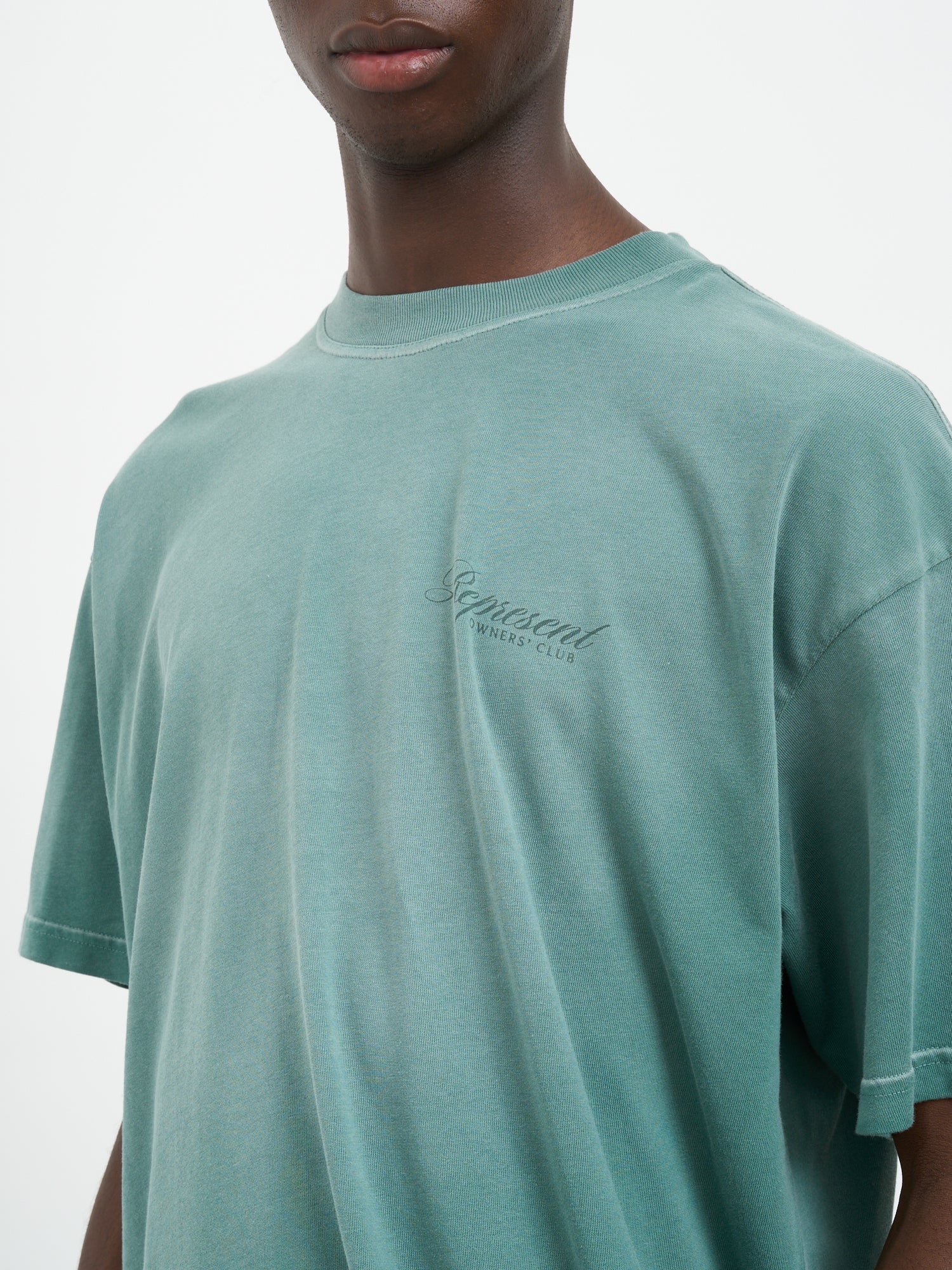 REPRESENT Oversized Crewneck T-Shirt - Owners Club Script