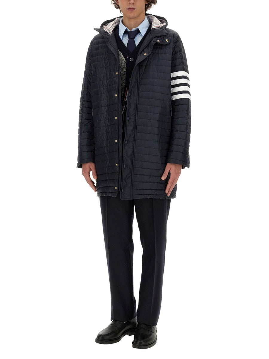 THOM BROWNE Men's Hooded Tailoring Down Jacket - Size 3 JP