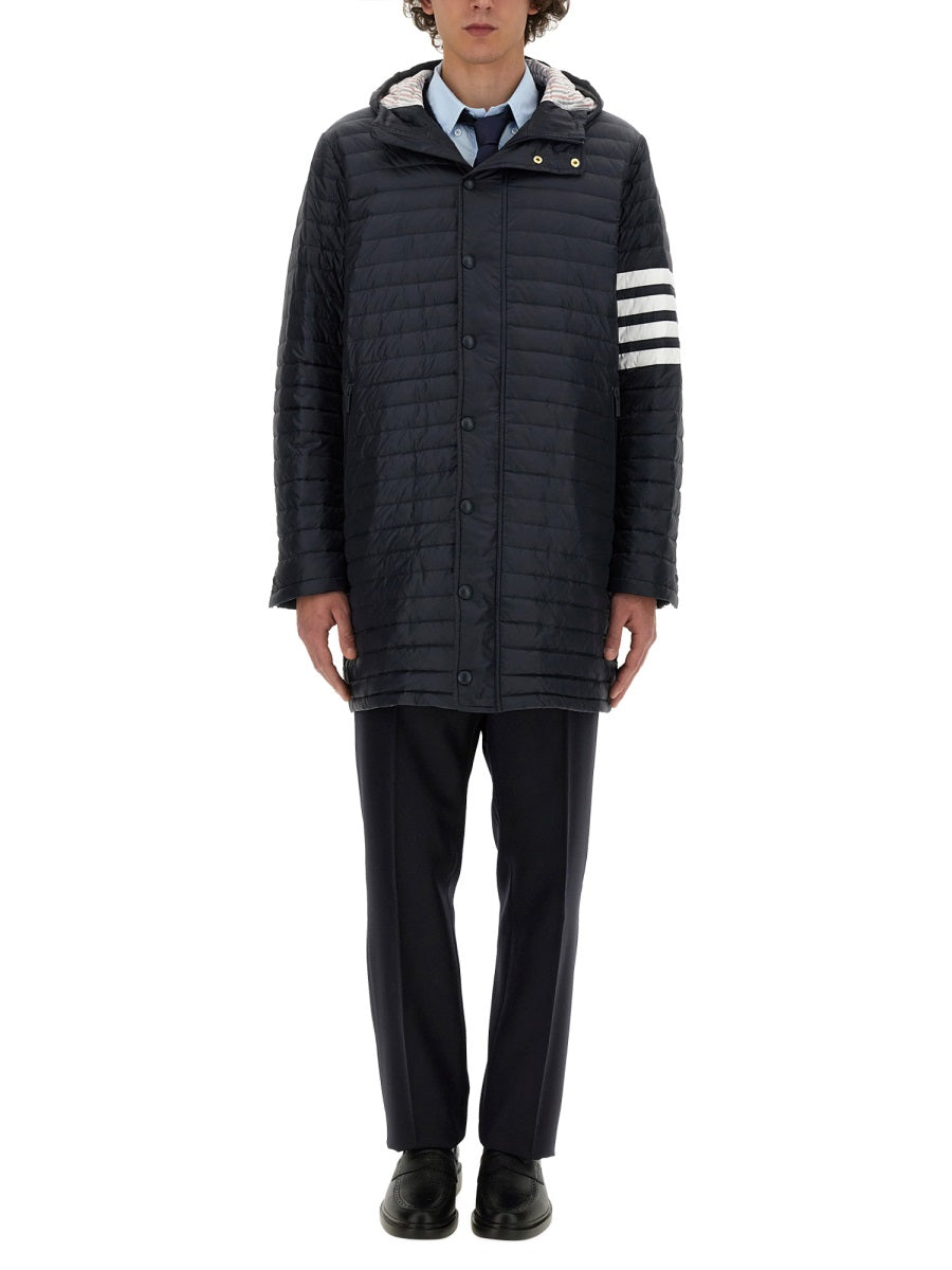 THOM BROWNE Men's Hooded Tailoring Down Jacket - Size 3 JP