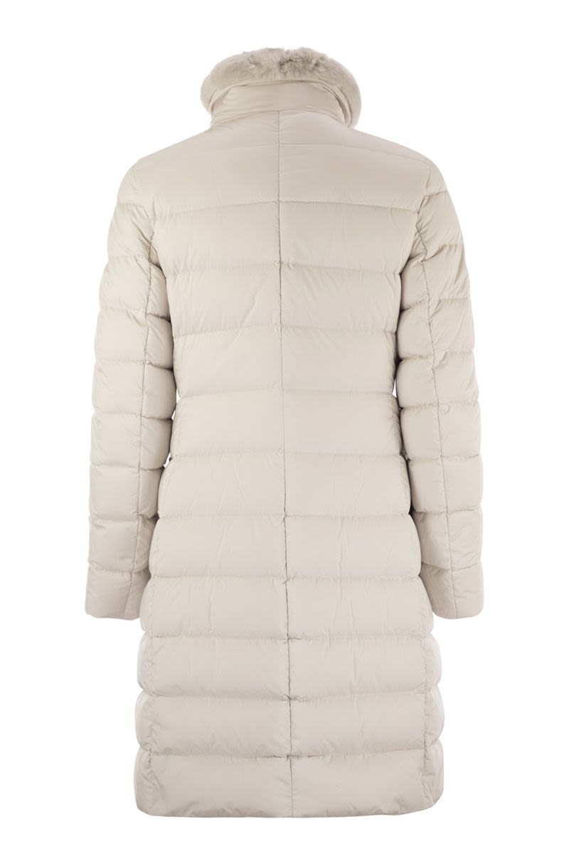 MOORER Slim-Fit Long Down Jacket