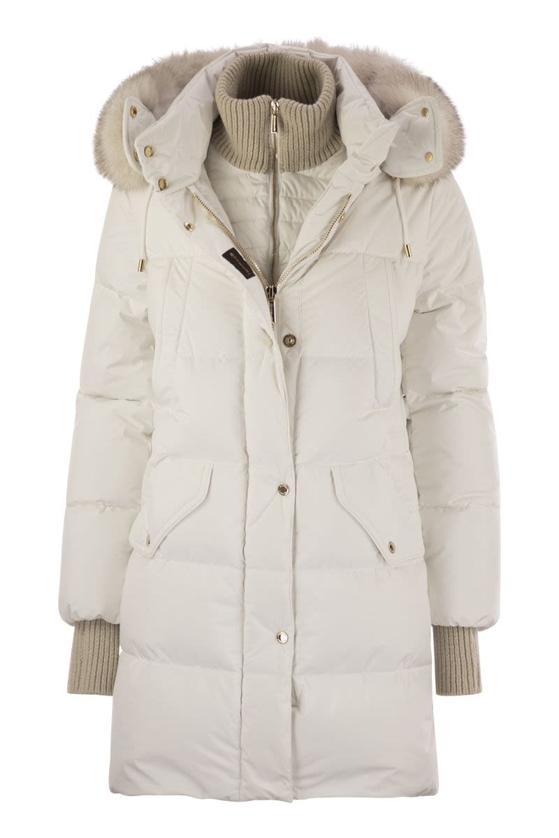 MOORER Womens Down Jacket - Size 40
