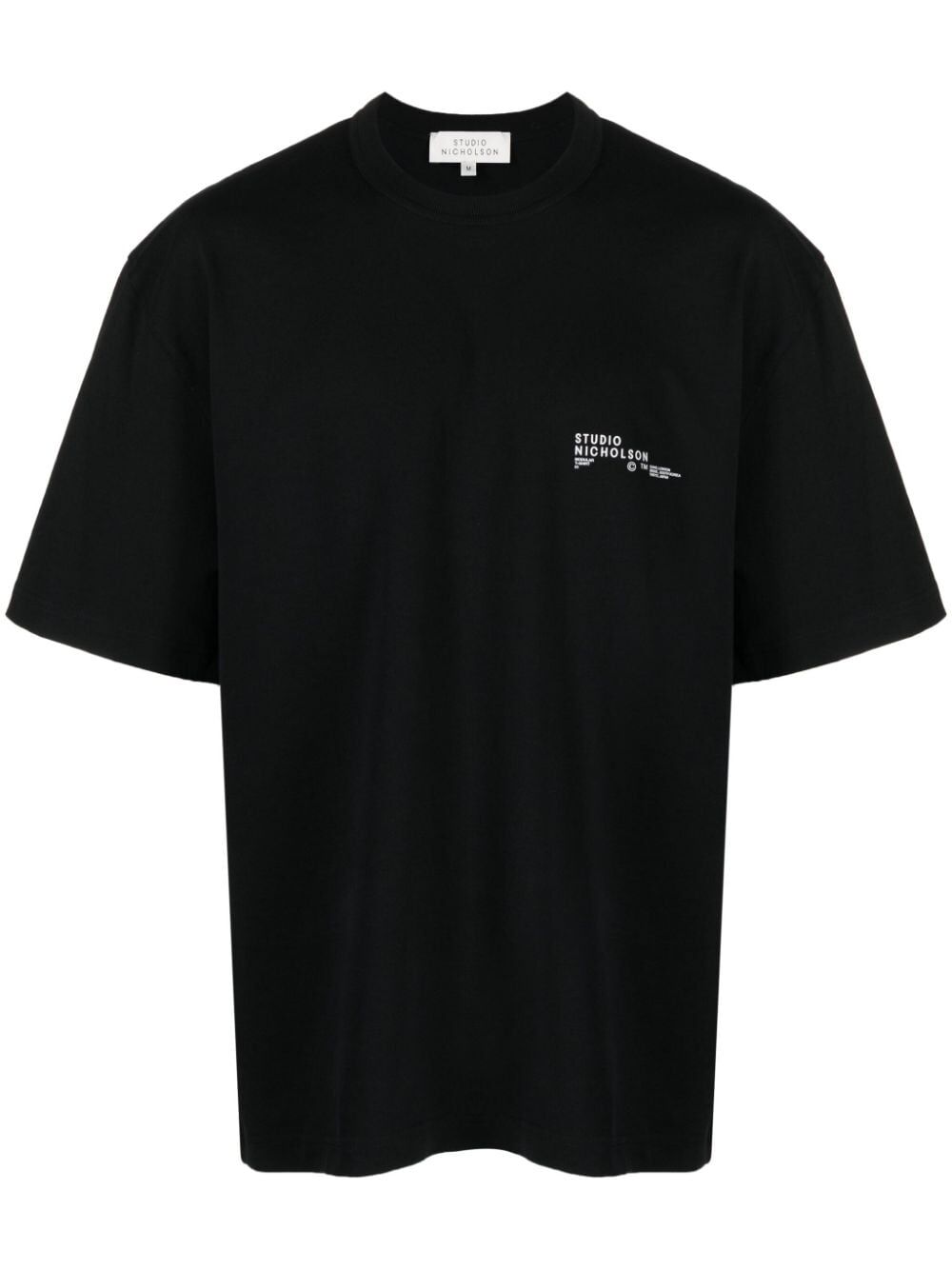 STUDIO NICHOLSON Logo Boxy Fit T-Shirt - Men's