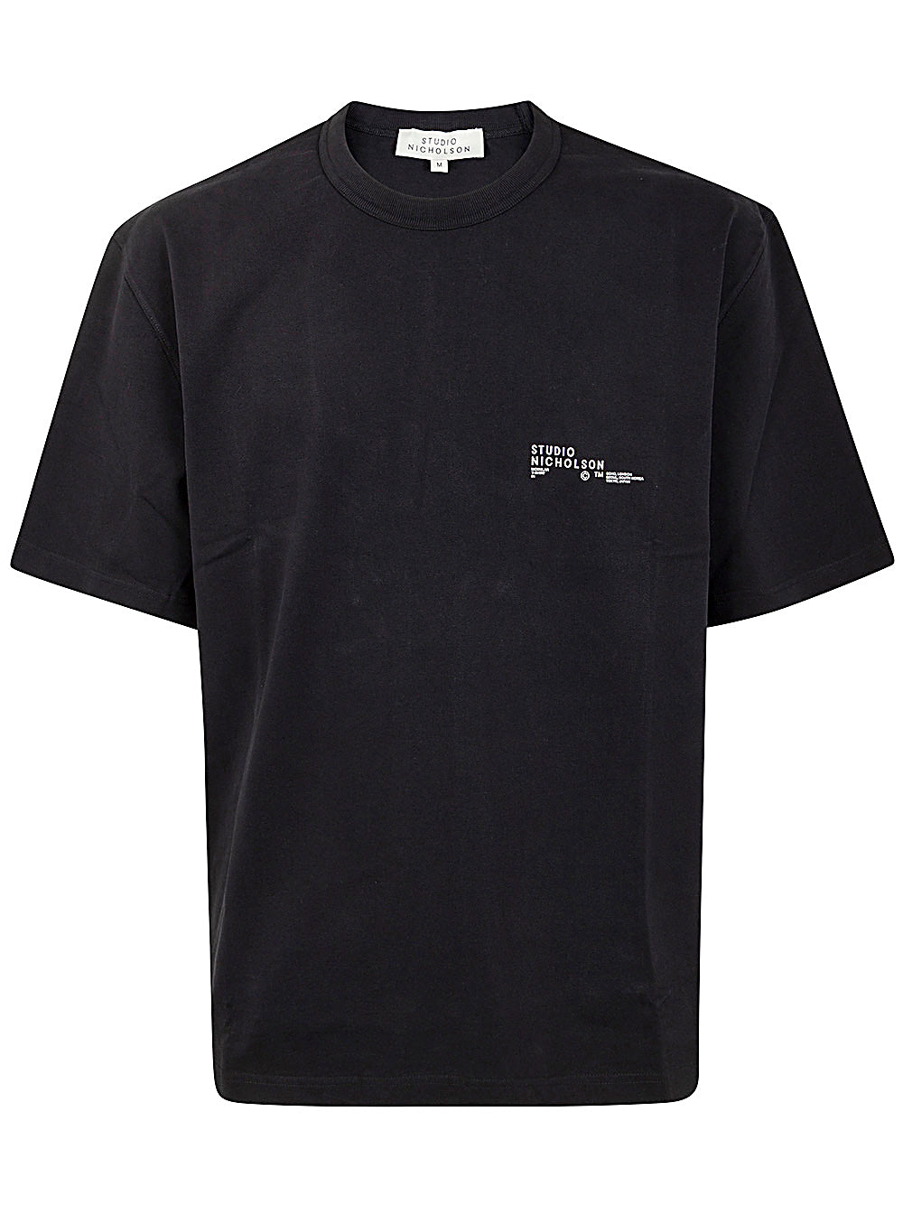 STUDIO NICHOLSON Logo Boxy Fit T-Shirt - Men's