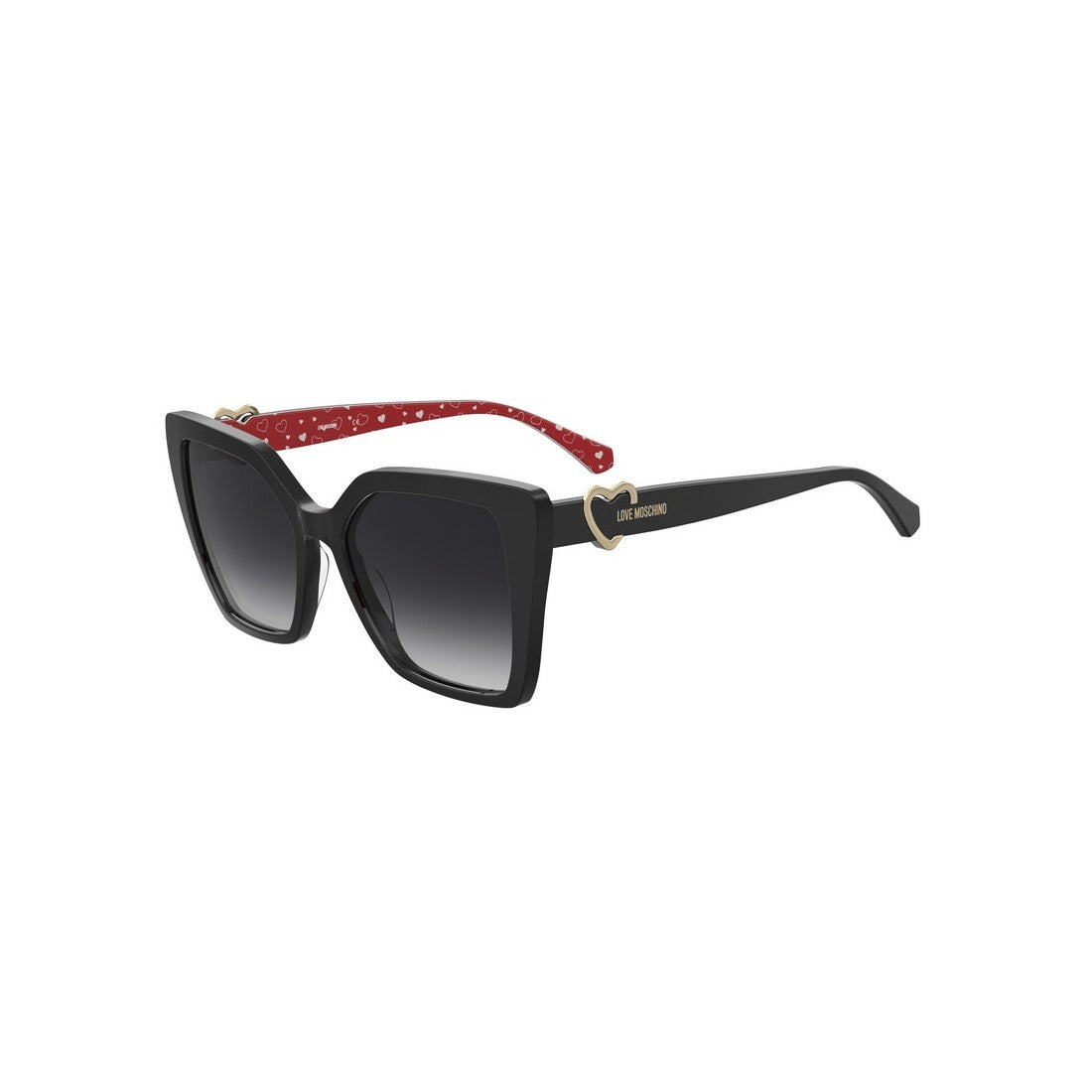 LOVE MOSCHINO Chic Women's Sunglasses with Dark Grey Lenses