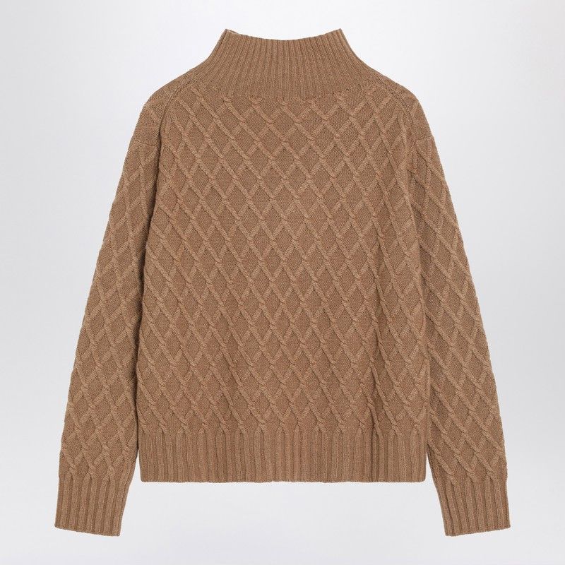MAX MARA Cable Knit Turtleneck Jumper