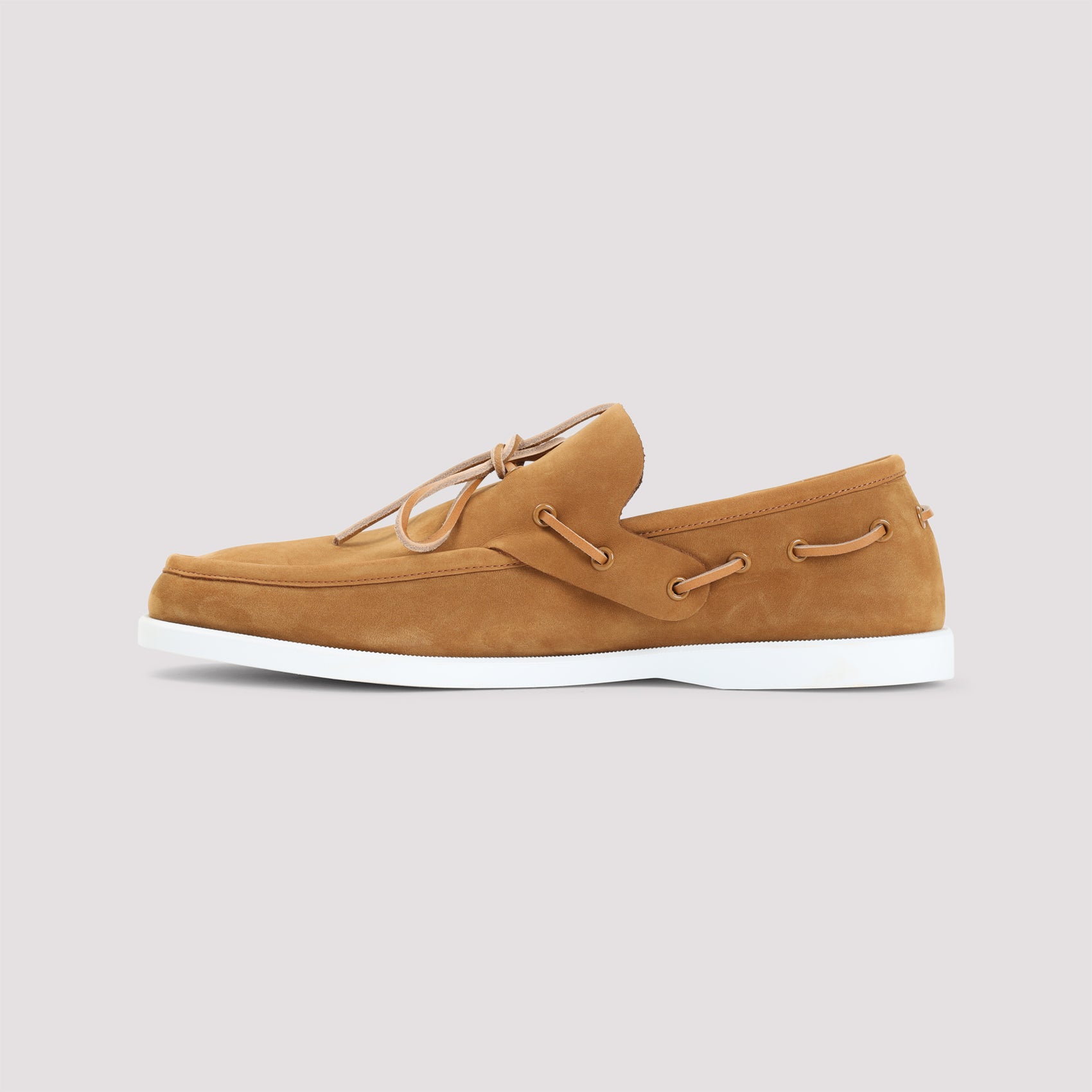 MARNI Men's Leather Moccasin Shoes