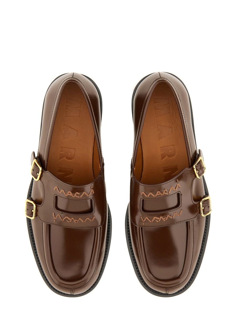 MARNI Elegant Leather Loafers for Women