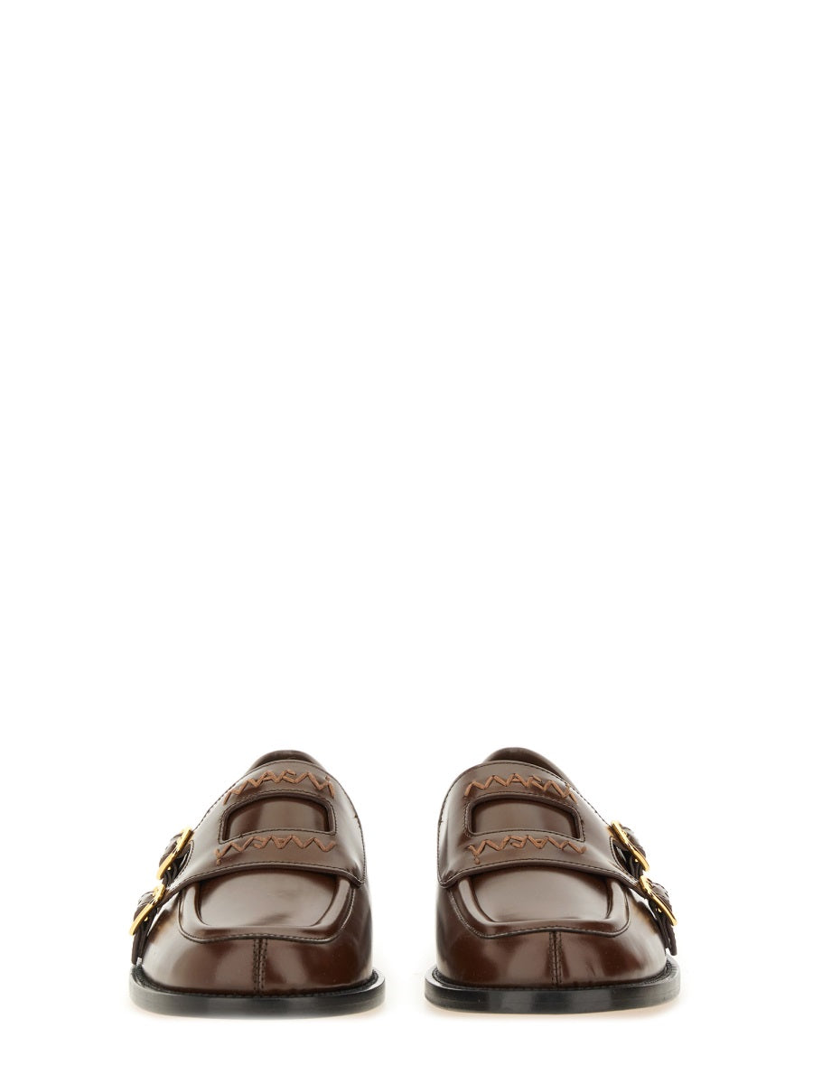 MARNI Elegant Leather Loafers for Women