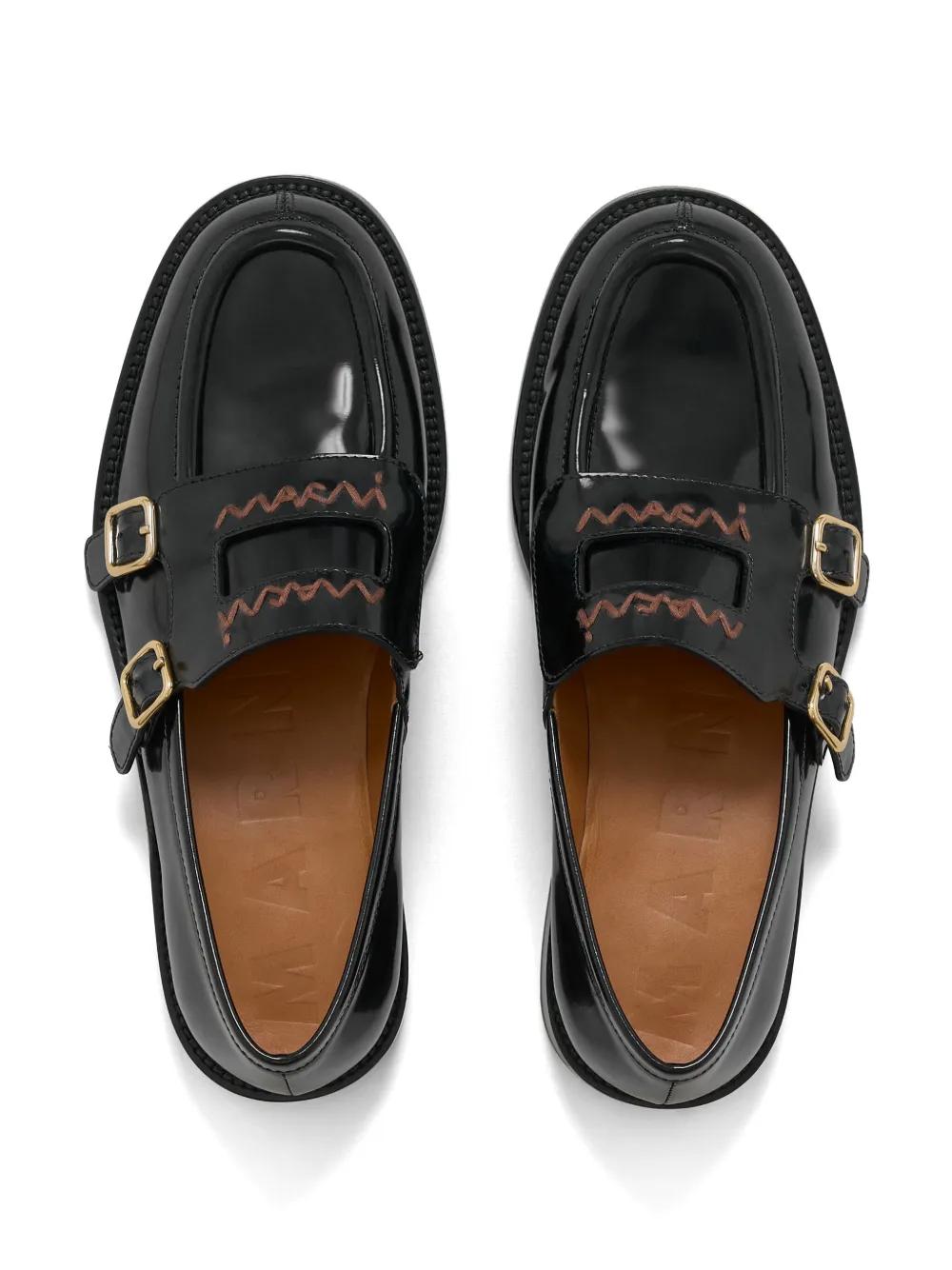MARNI Stylish Leather Slip-On Loafers for Women