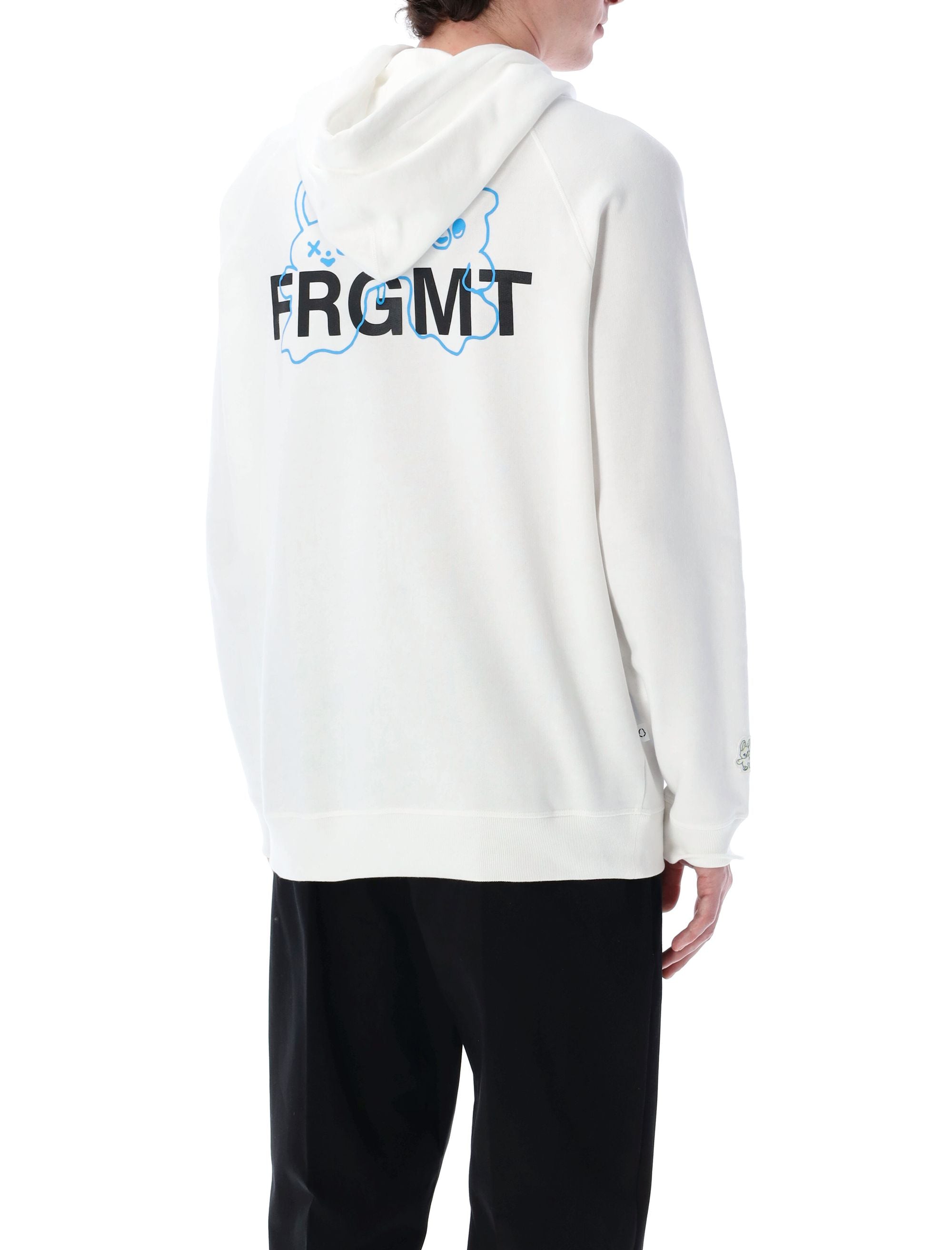 MONCLER FRAGMENT Loose Fit Cartoon Logo Hoodie - Size L