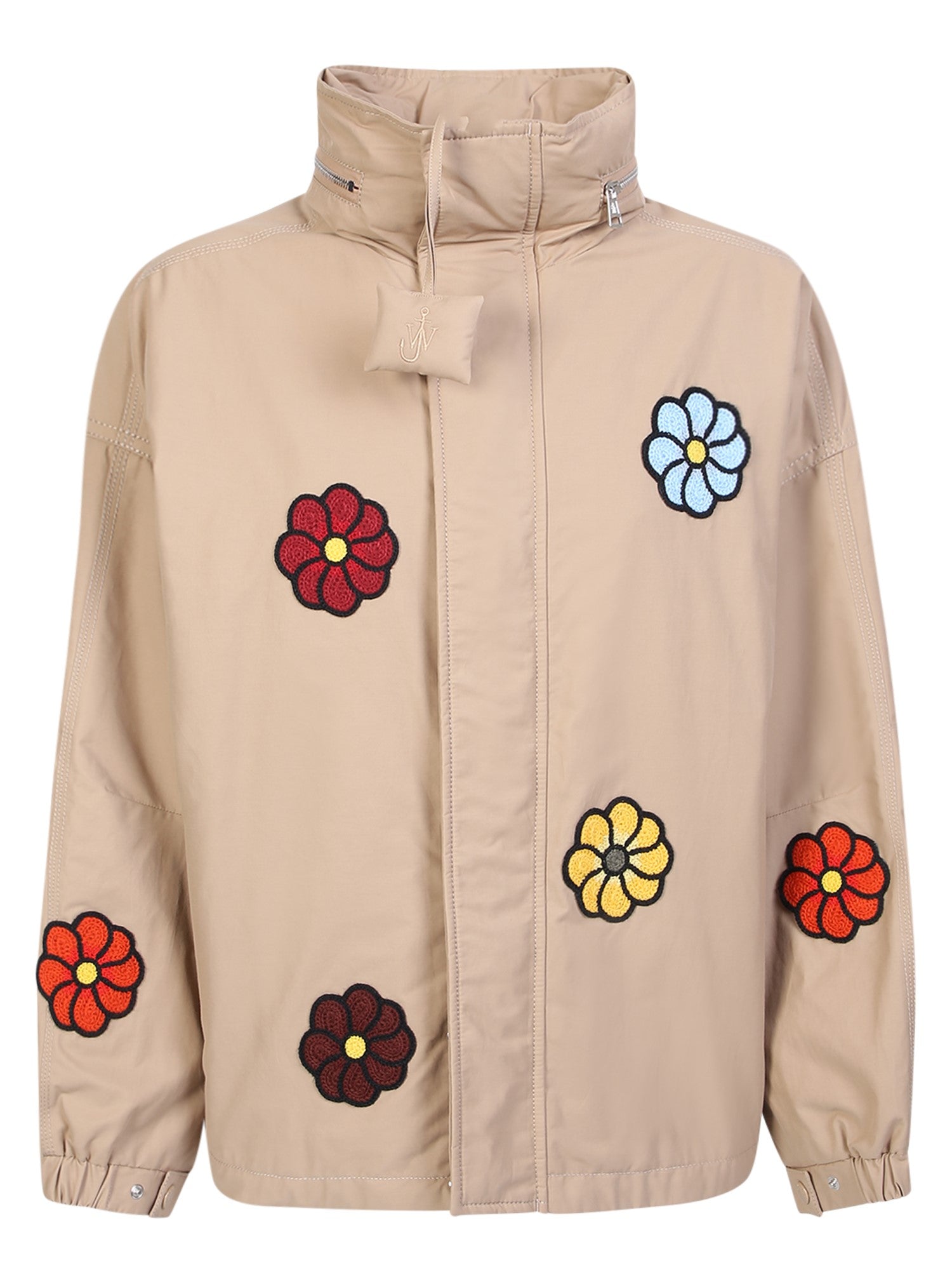 MONCLER GENIUS Mini Down-Filled Jacket with Pull-Out Hood and Vibrant Patches