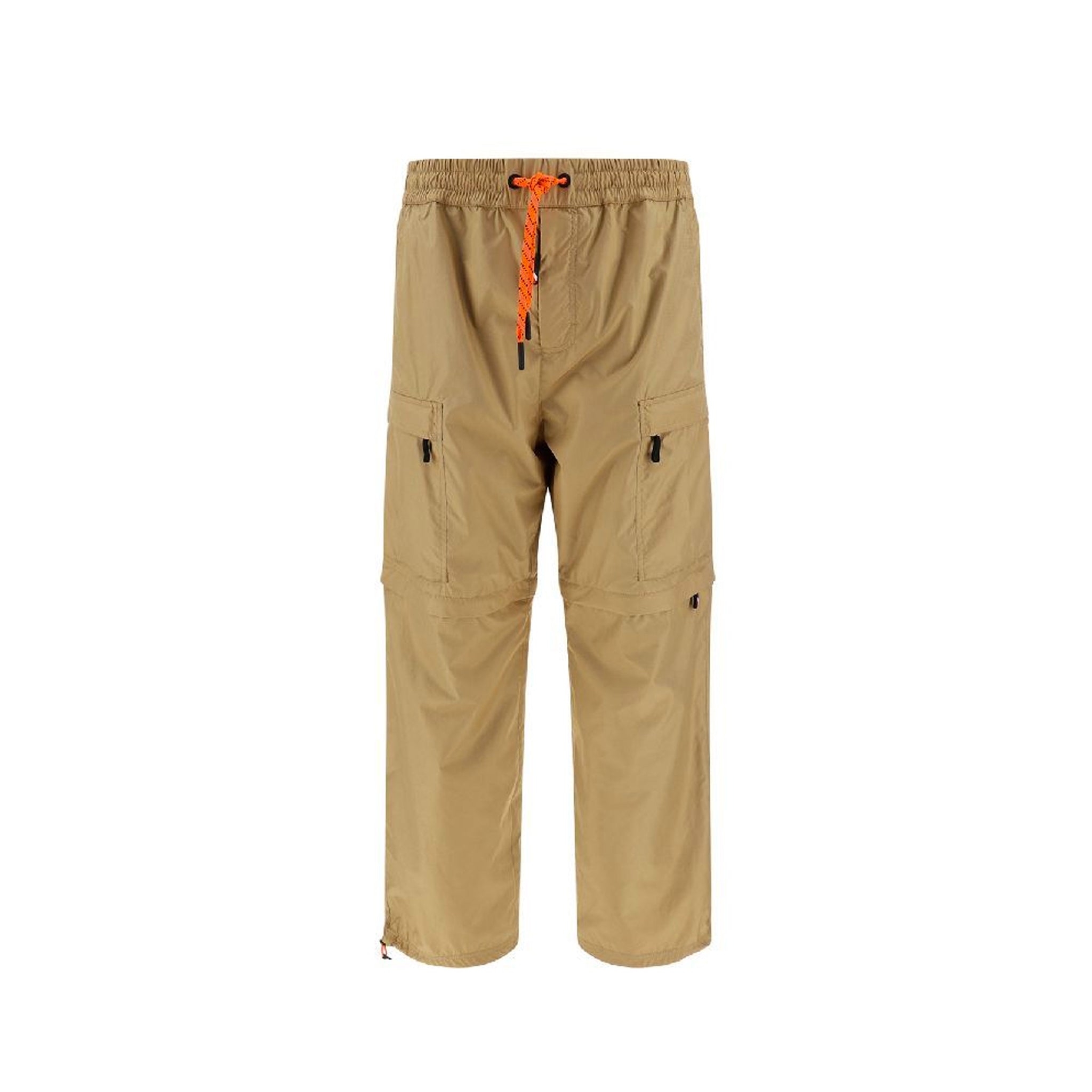 MONCLER GRENOBLE Men's Nylon Cargo Pants with Drawstring Waist