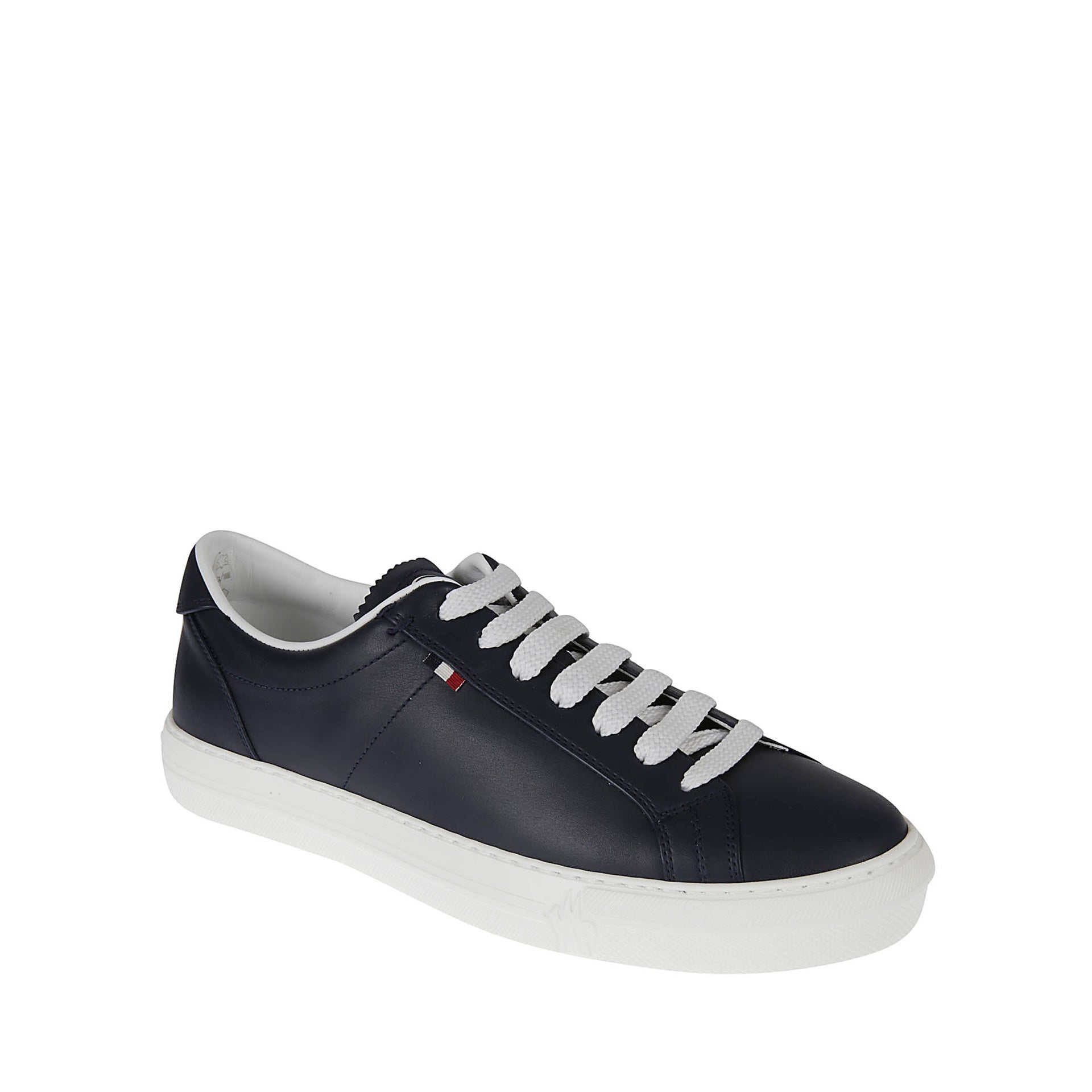 MONCLER Leather Monaco Sneakers for Men