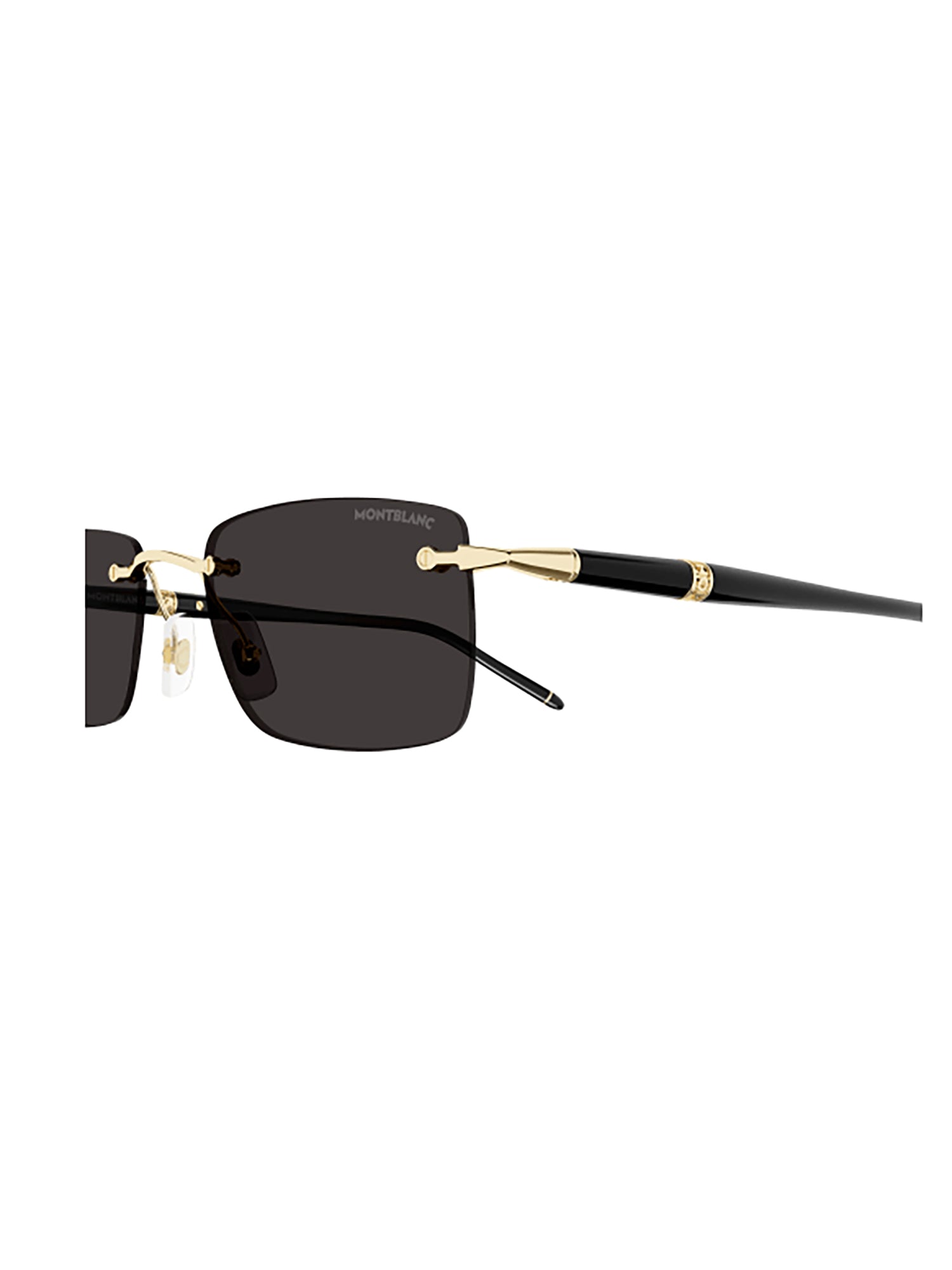 MONTBLANC Sleek Metal Sunglasses with International Fit - 150mm Temple Size