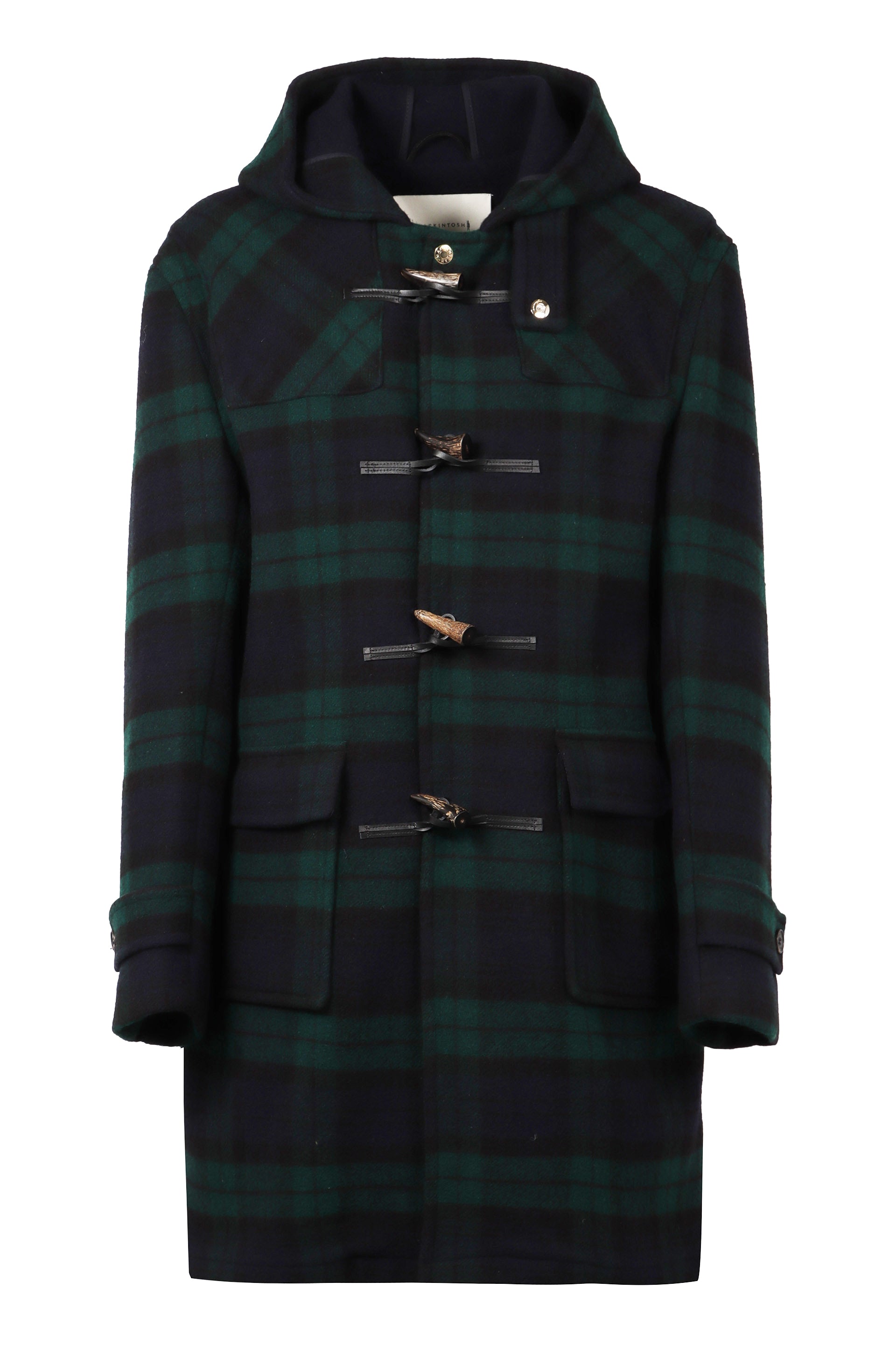 MACKINTOSH Wool Jacket with Check Motif for Men