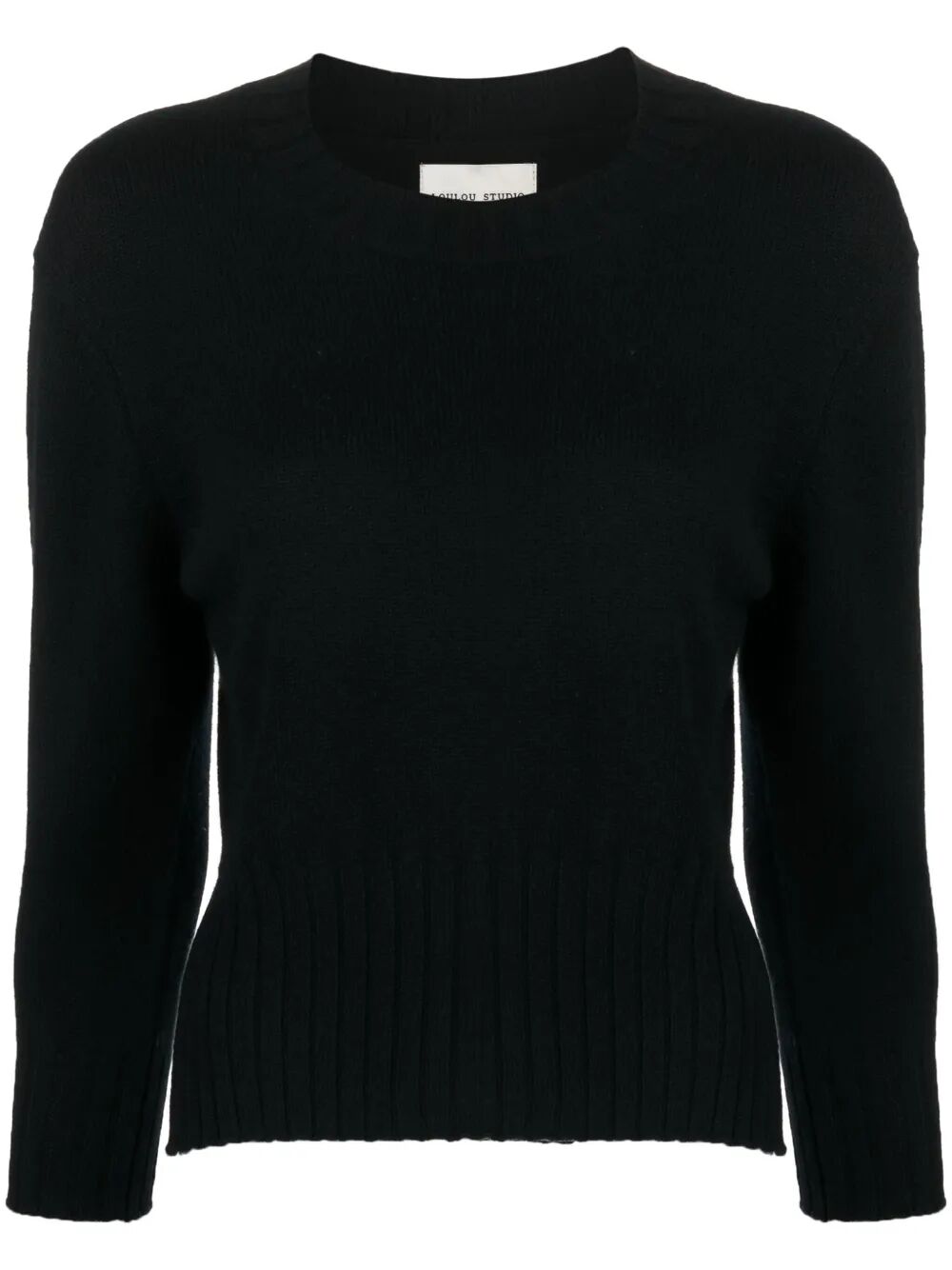 LOULOU DE SAISON Mora Cropped Cashmere Sweater