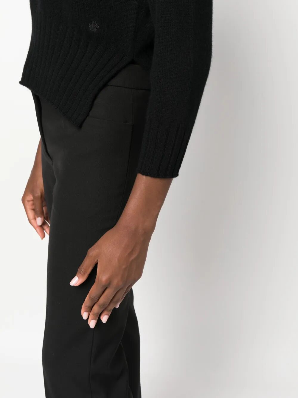 LOULOU DE SAISON Mora Cropped Cashmere Sweater