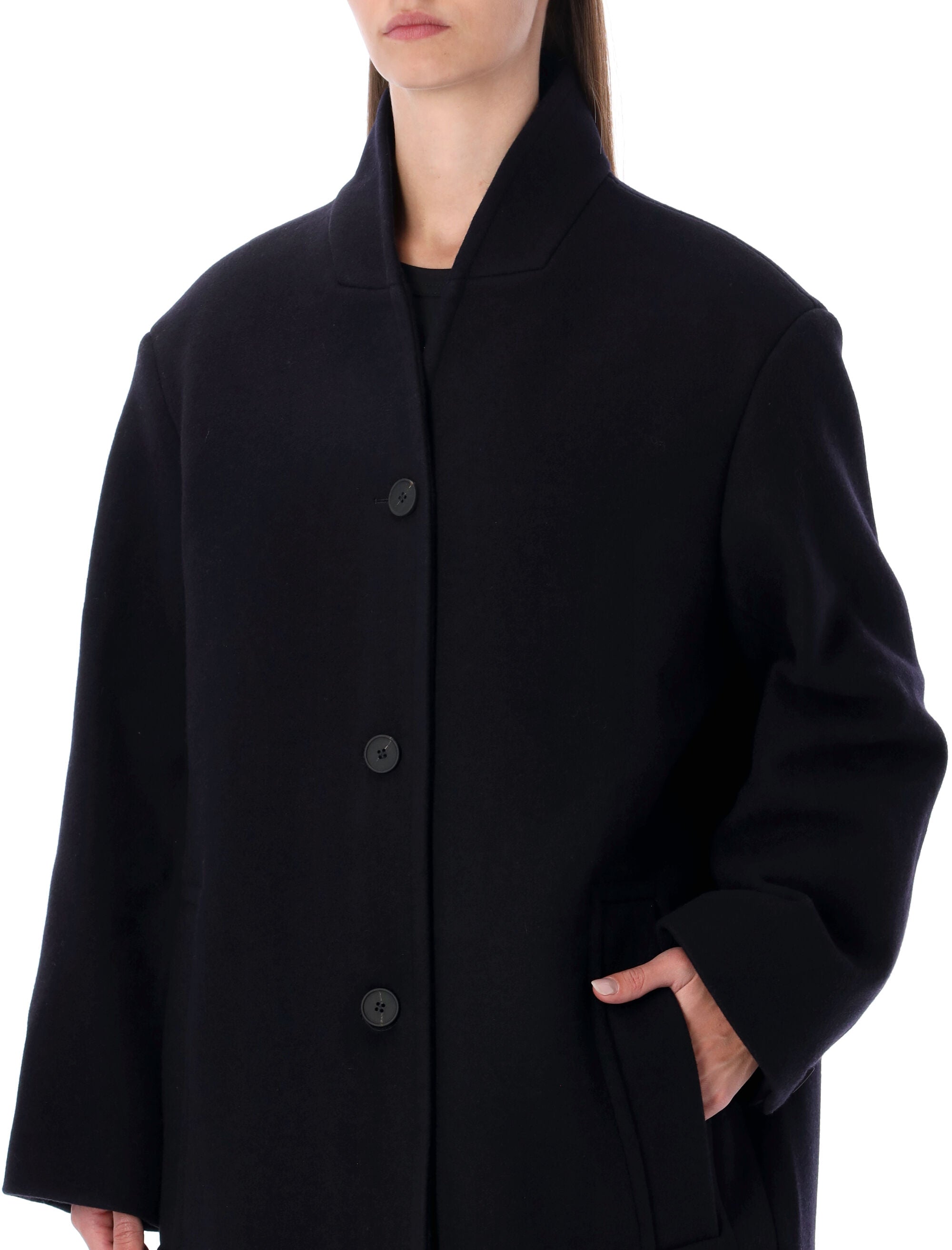 STUDIO NICHOLSON Mini Refined Wool and Cashmere Jacket - Size 8