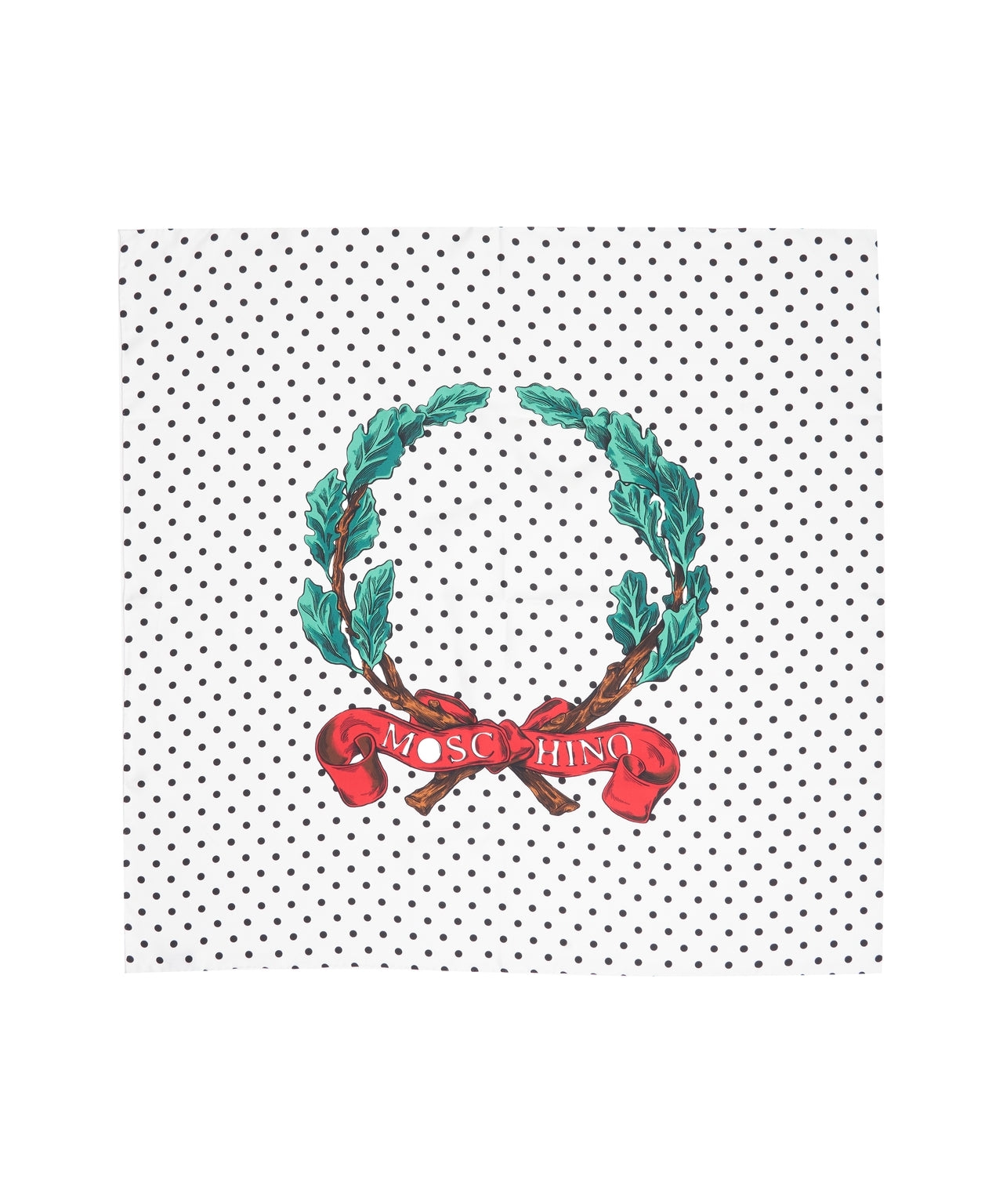 MOSCHINO Elegant Polka Dot Scarf for Women