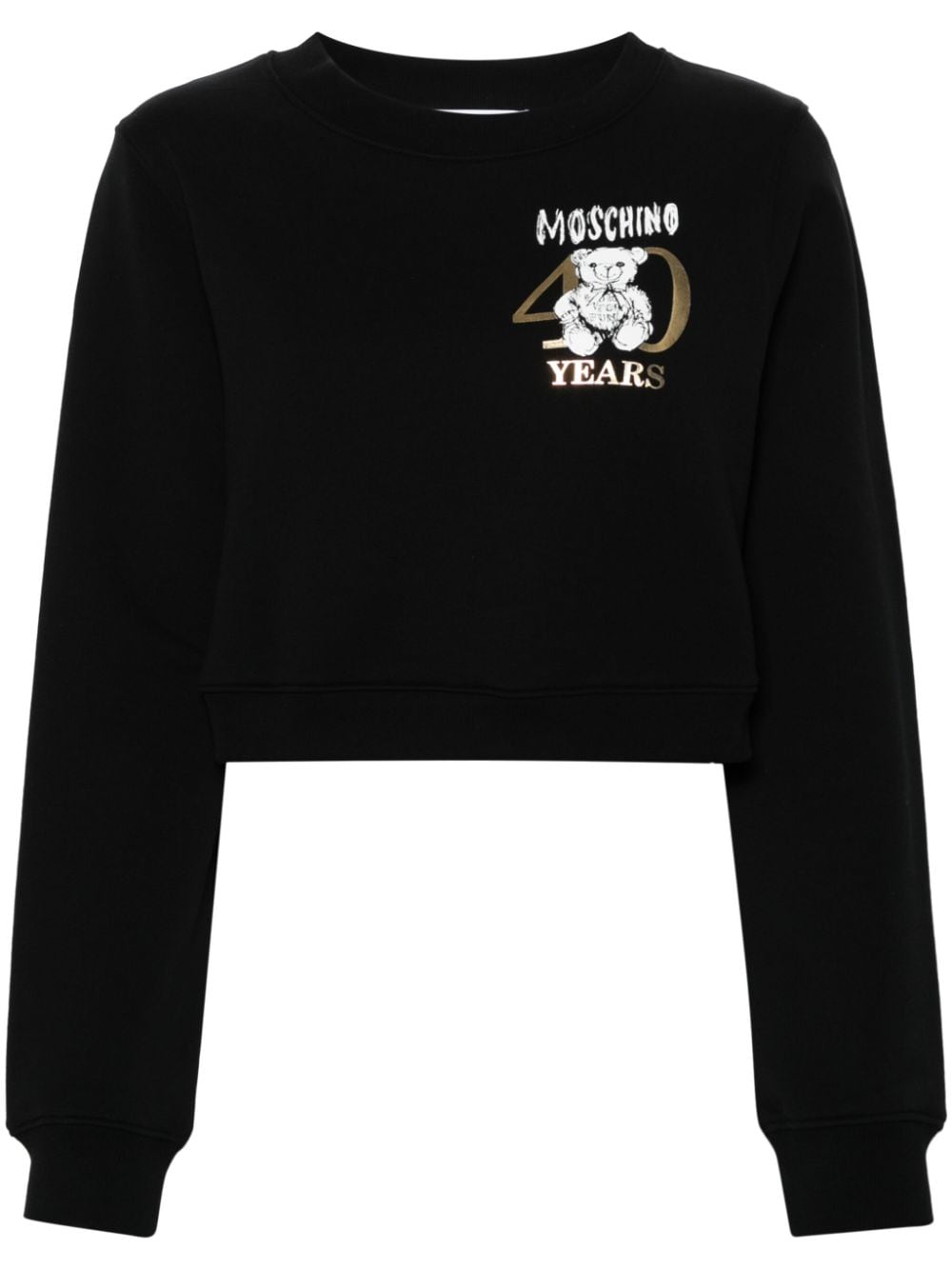 MOSCHINO Chic Women's Mini Teddy Bear Print Sweater
